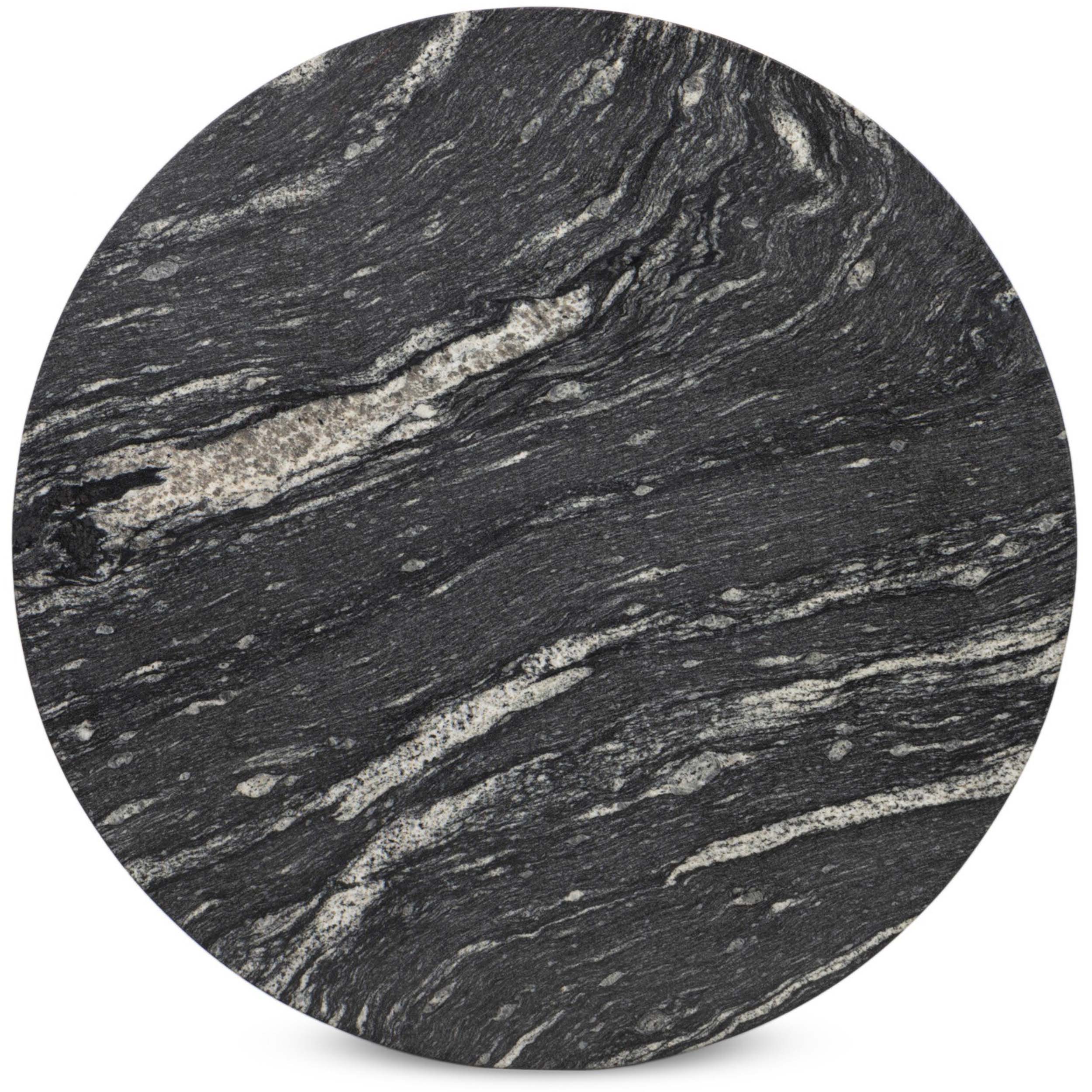 Corbett Coffee Table, Polished Black Marble