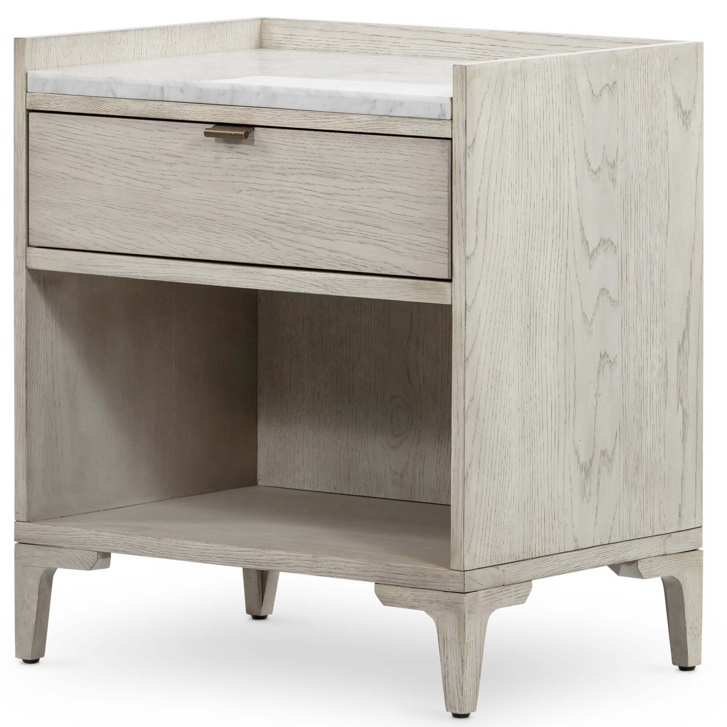 Viggo Nightstand, Italian White Marble