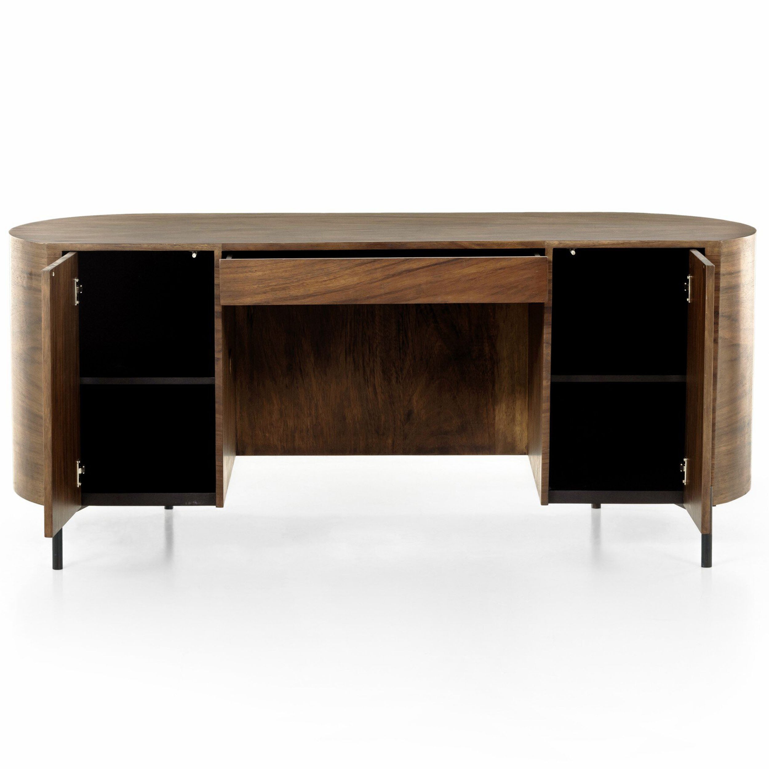 Lunas Executive Desk, Caramel Guanacaste