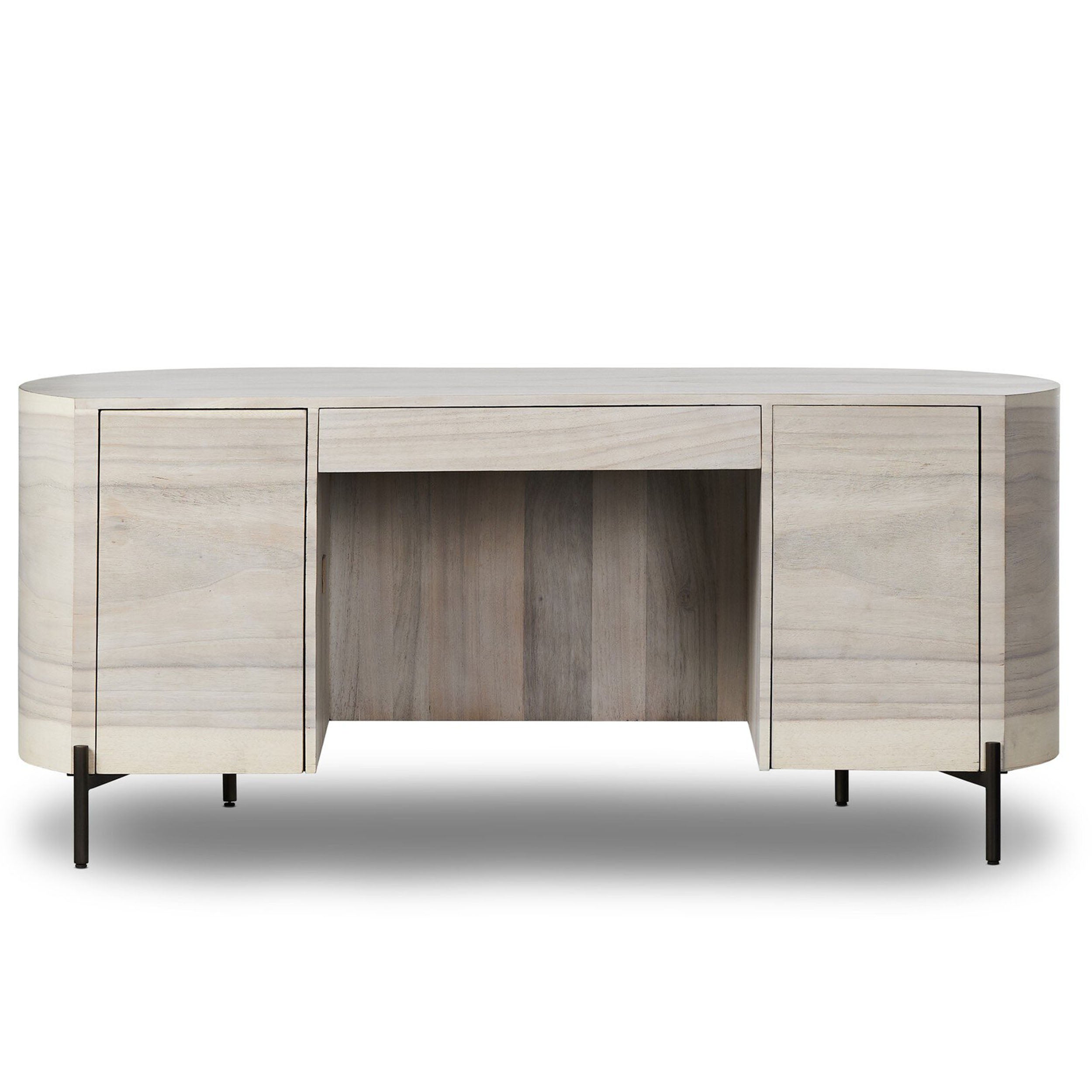 Lunas Executive Desk, Bleached Guanacaste