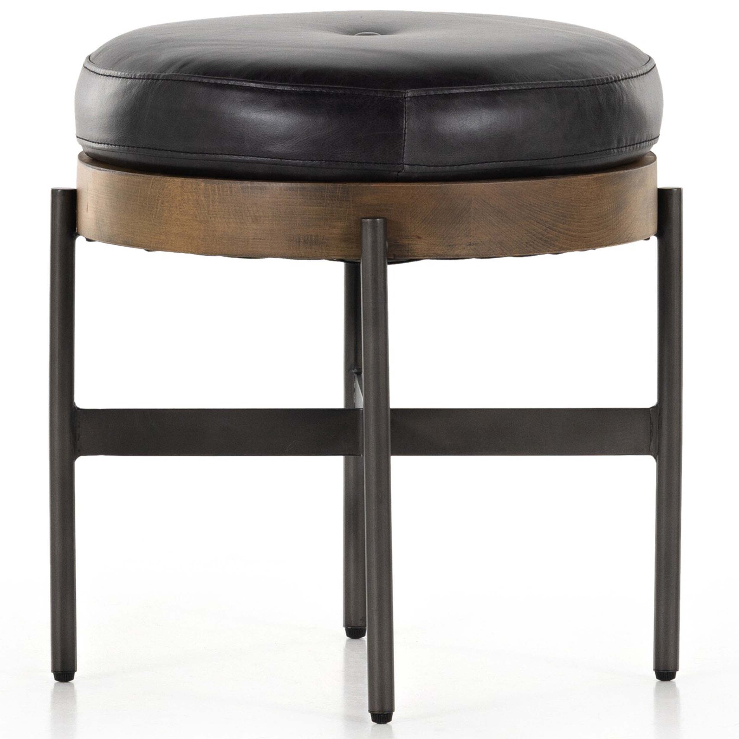 Edwyn Accent Stool, Sonoma Black