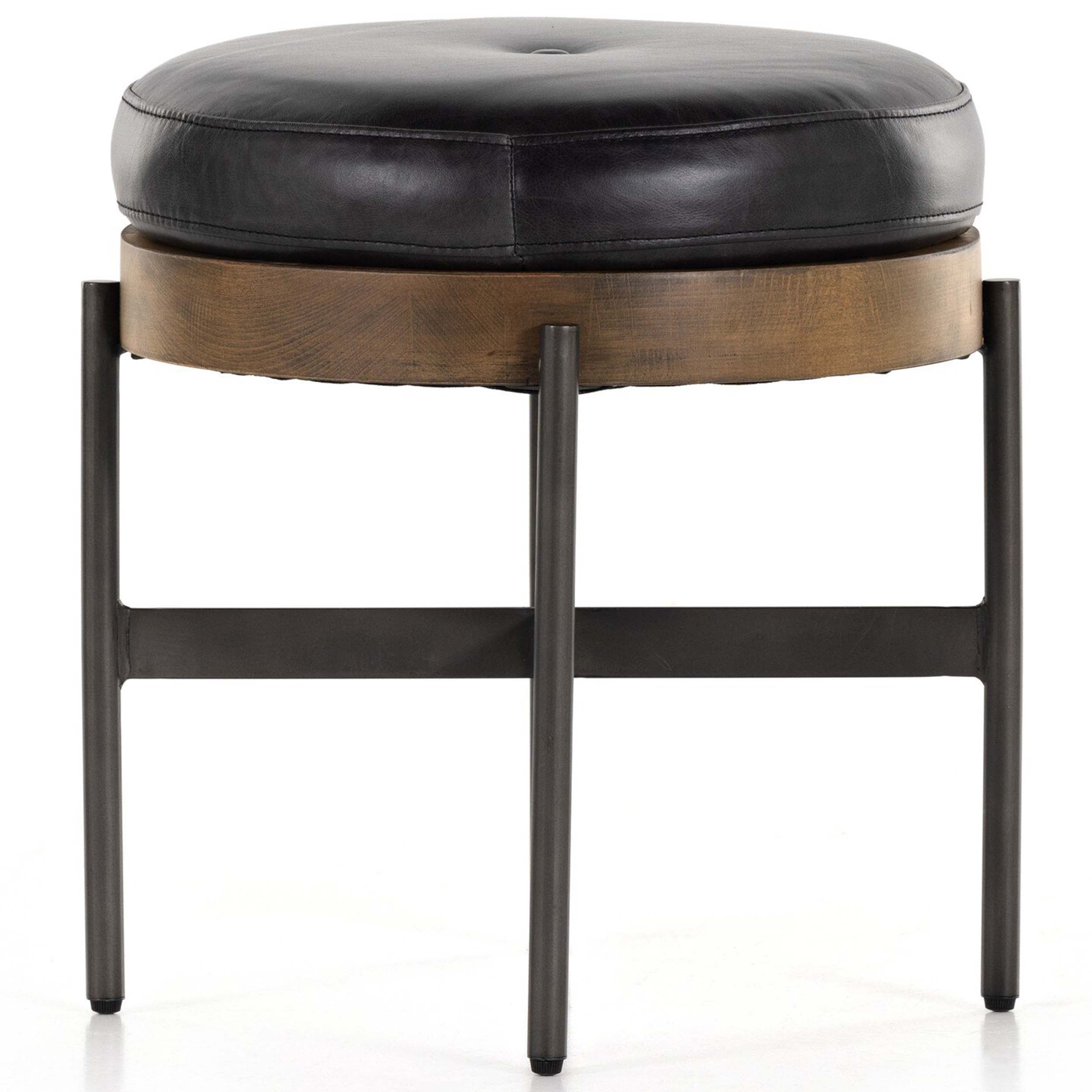 Edwyn Accent Stool, Sonoma Black