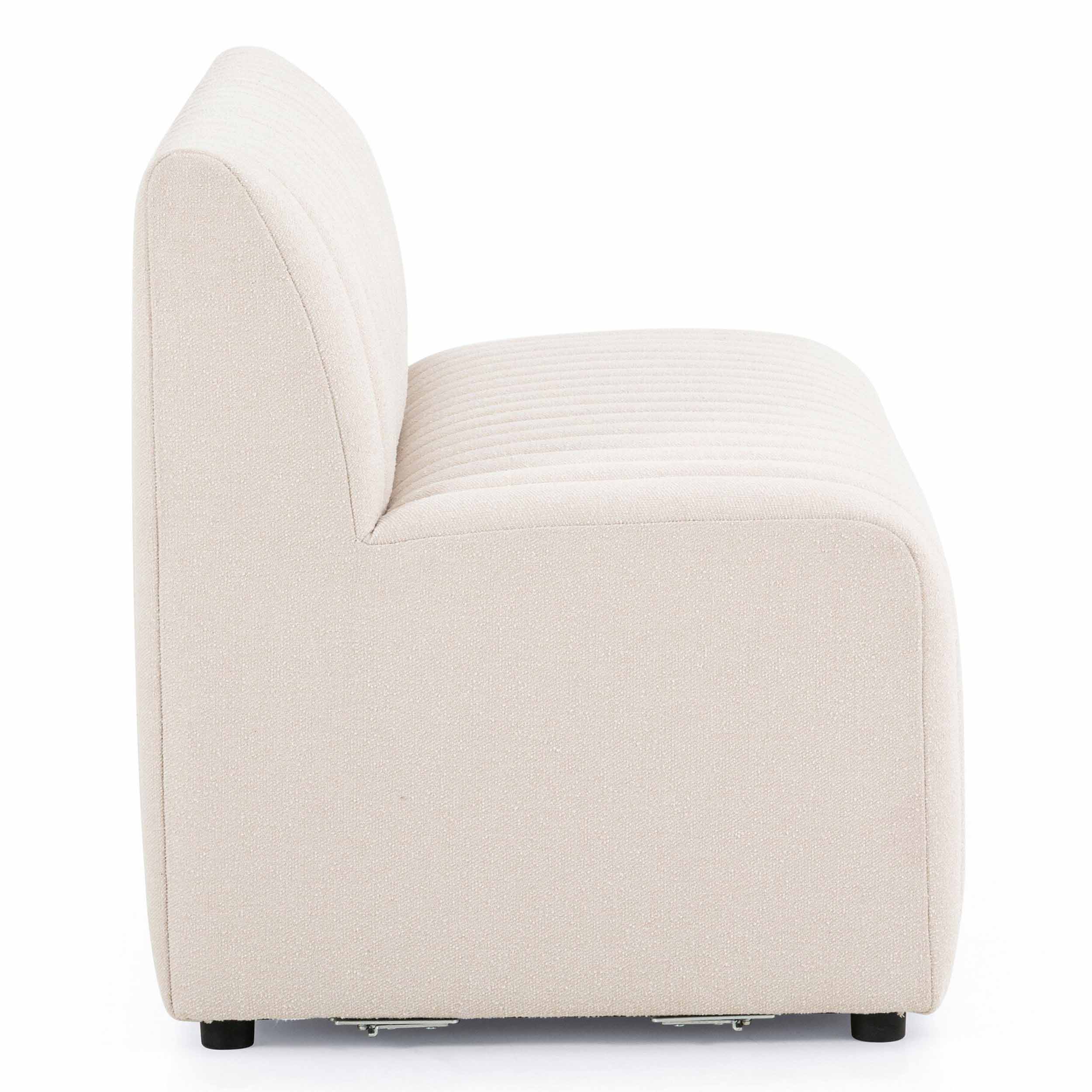 Build Your Own: Augustine Dining Banquette, Capri Oatmeal, 49" Bench