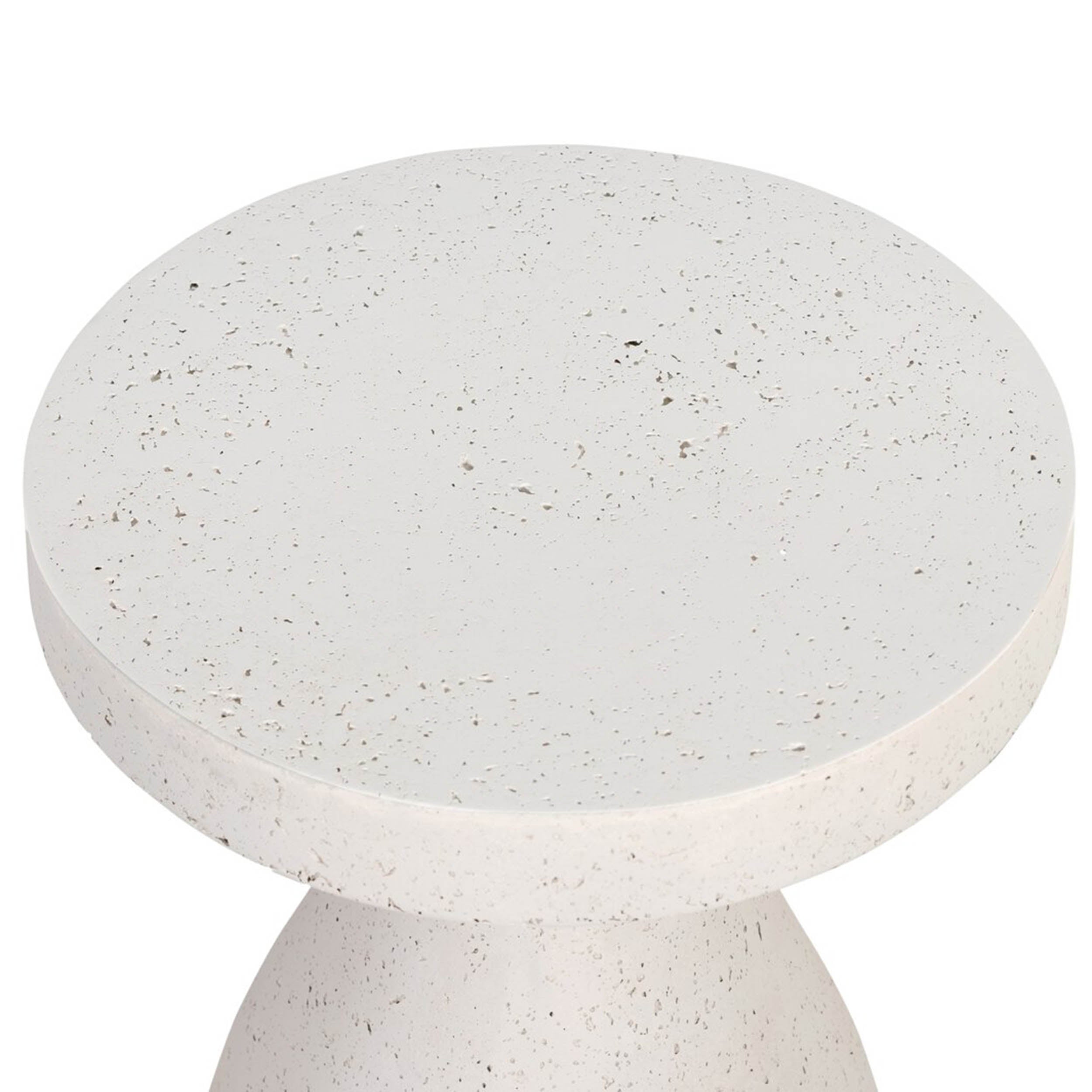 Koda Outdoor End Table, Textured Grey