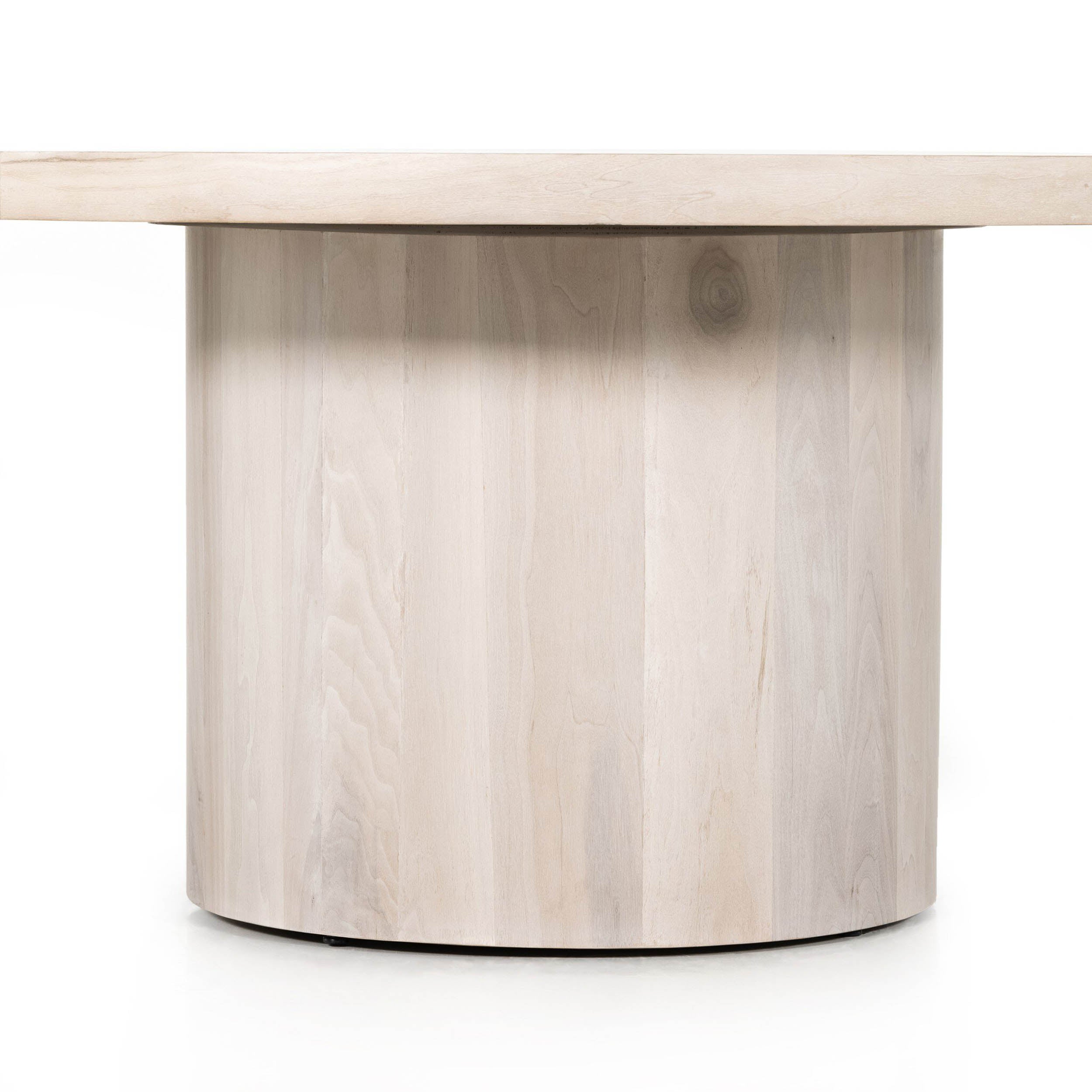 Hudson Round Dining Table, Ashen Walnut