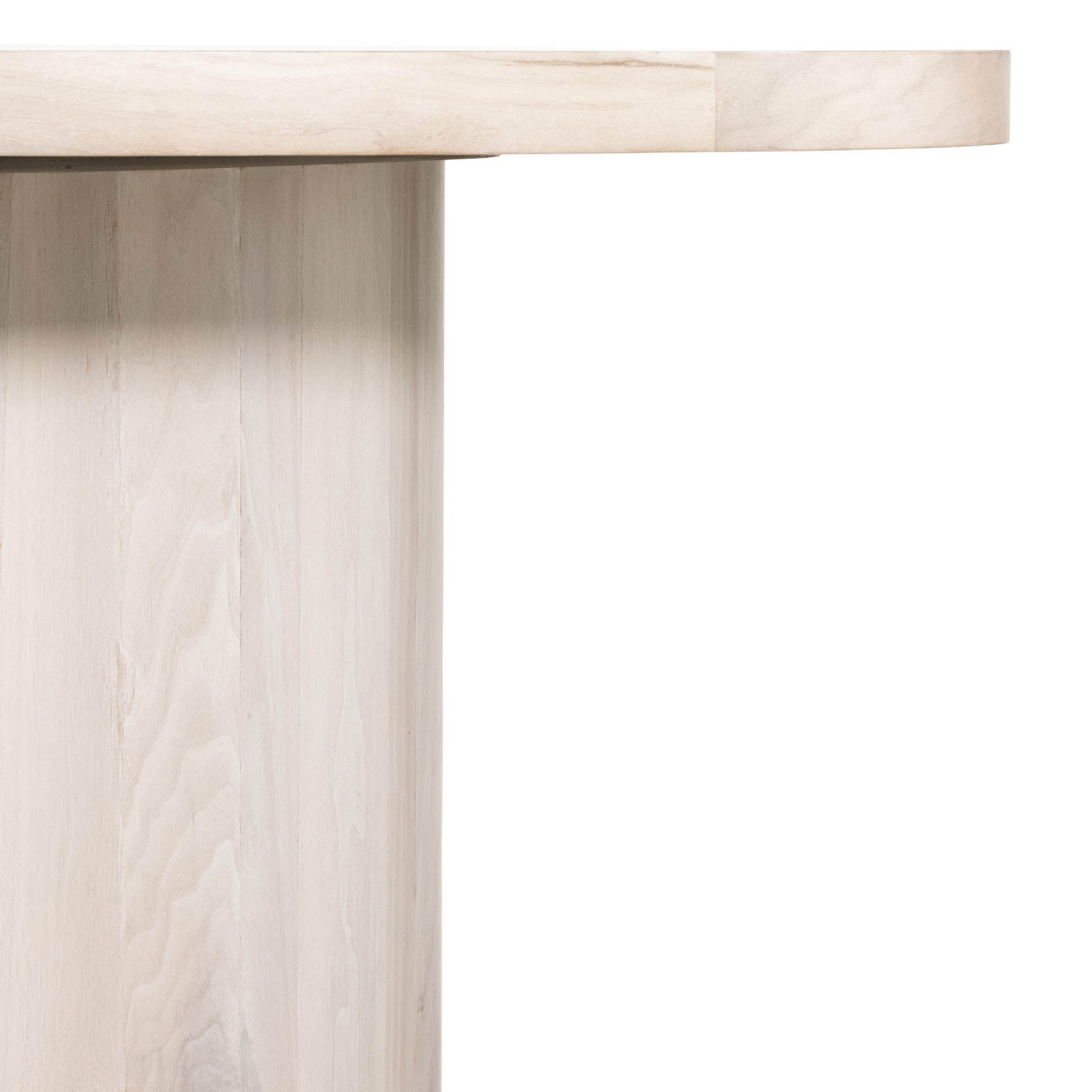 Hudson Round Dining Table, Ashen Walnut