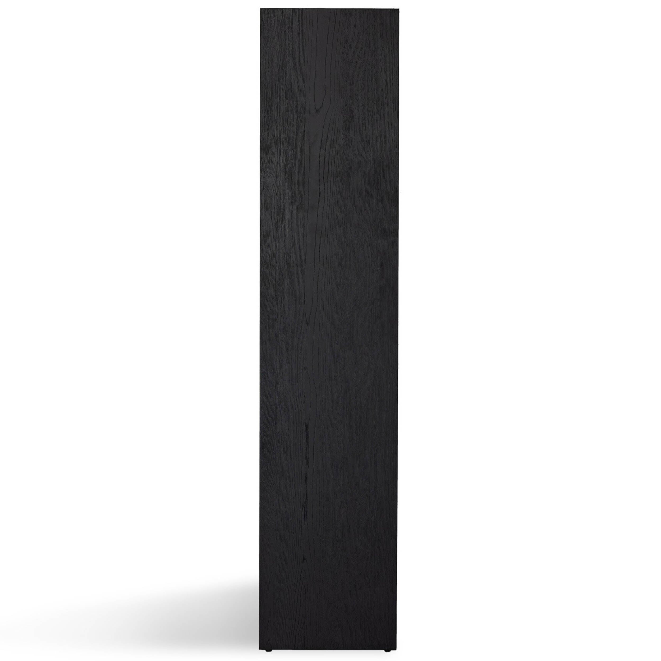 Higgs Bookcase, Brushed Ebony Oak Veneer