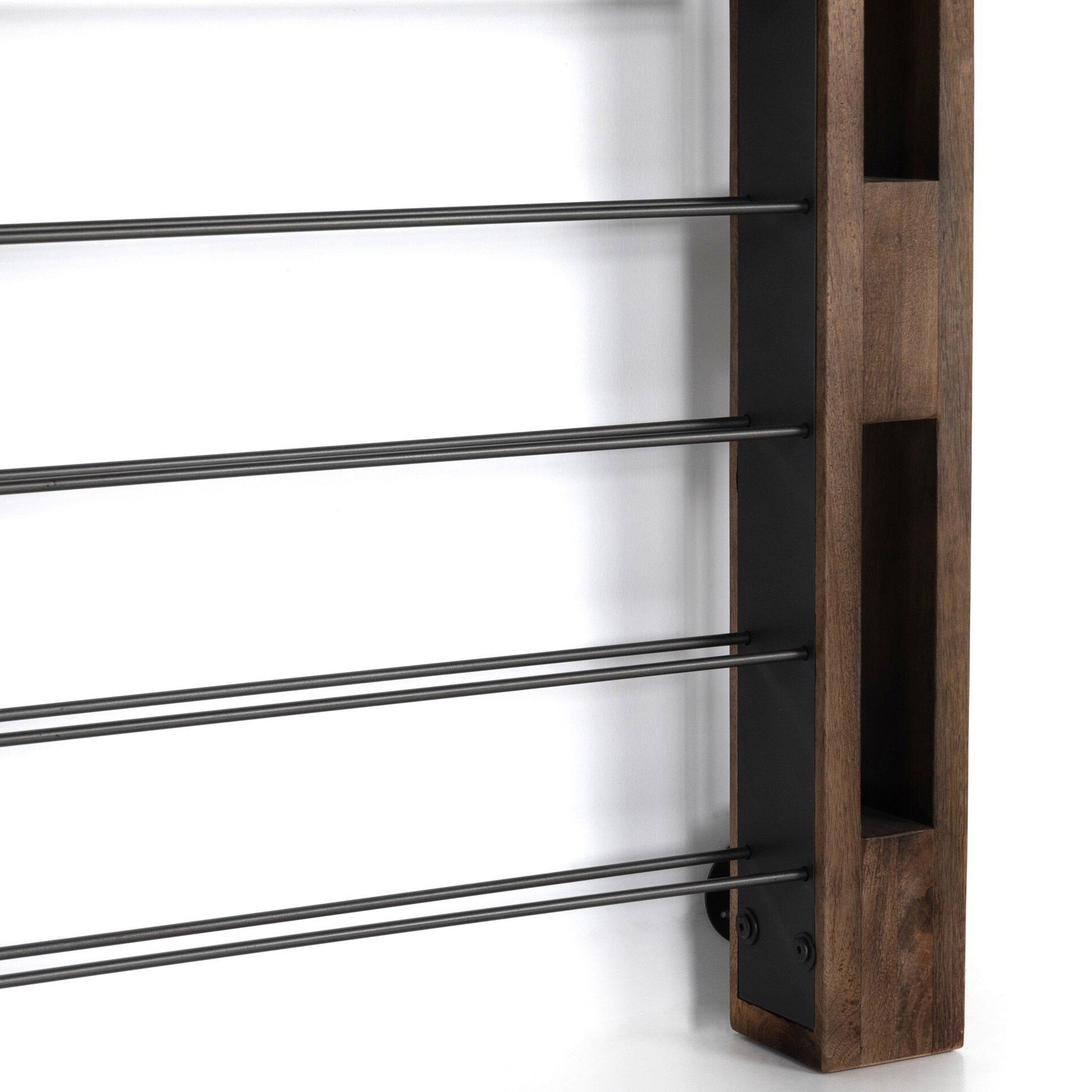 Ortega Wine Rack, Gunmetal