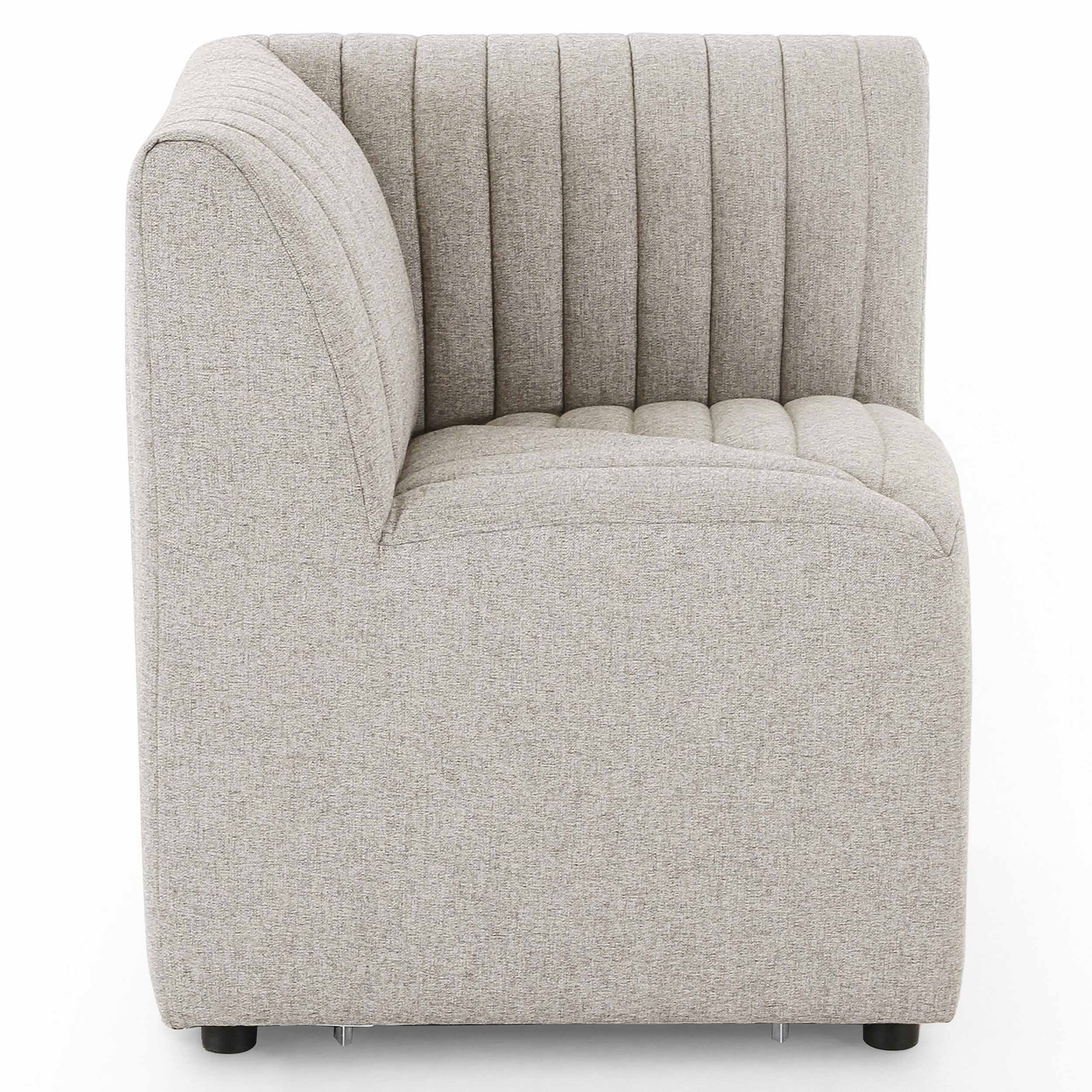 Build Your Own: Augustine Dining Banquette, Orly Natural, Corner Chair