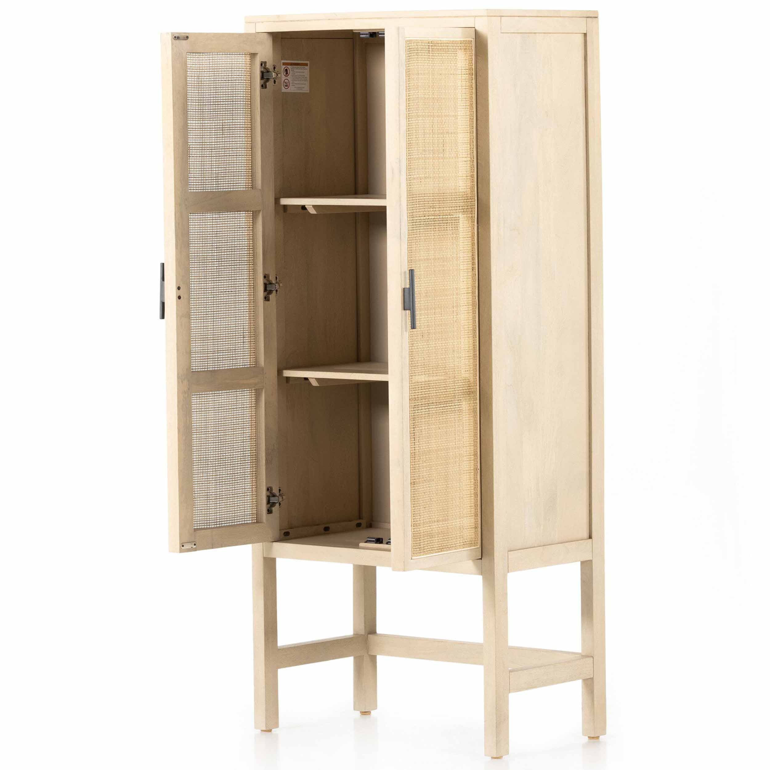 Caprice Narrow Cabinet, Natural Mango