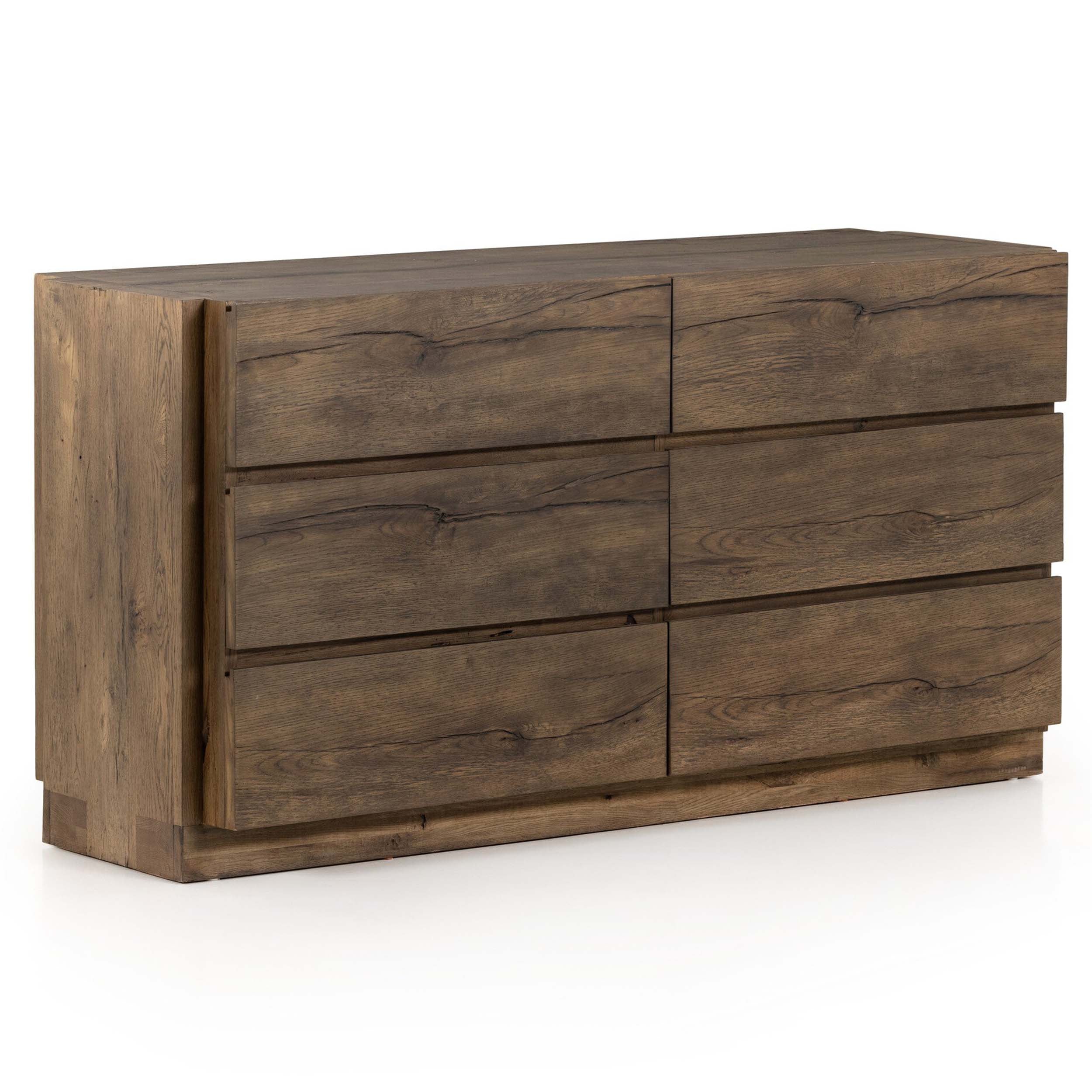 Perrin 6 Drawer Dresser, Rustic Fawn