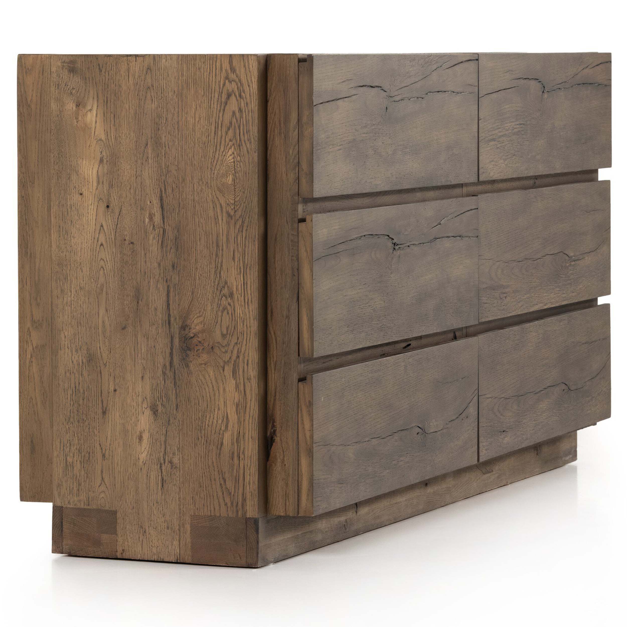 Perrin 6 Drawer Dresser, Rustic Fawn