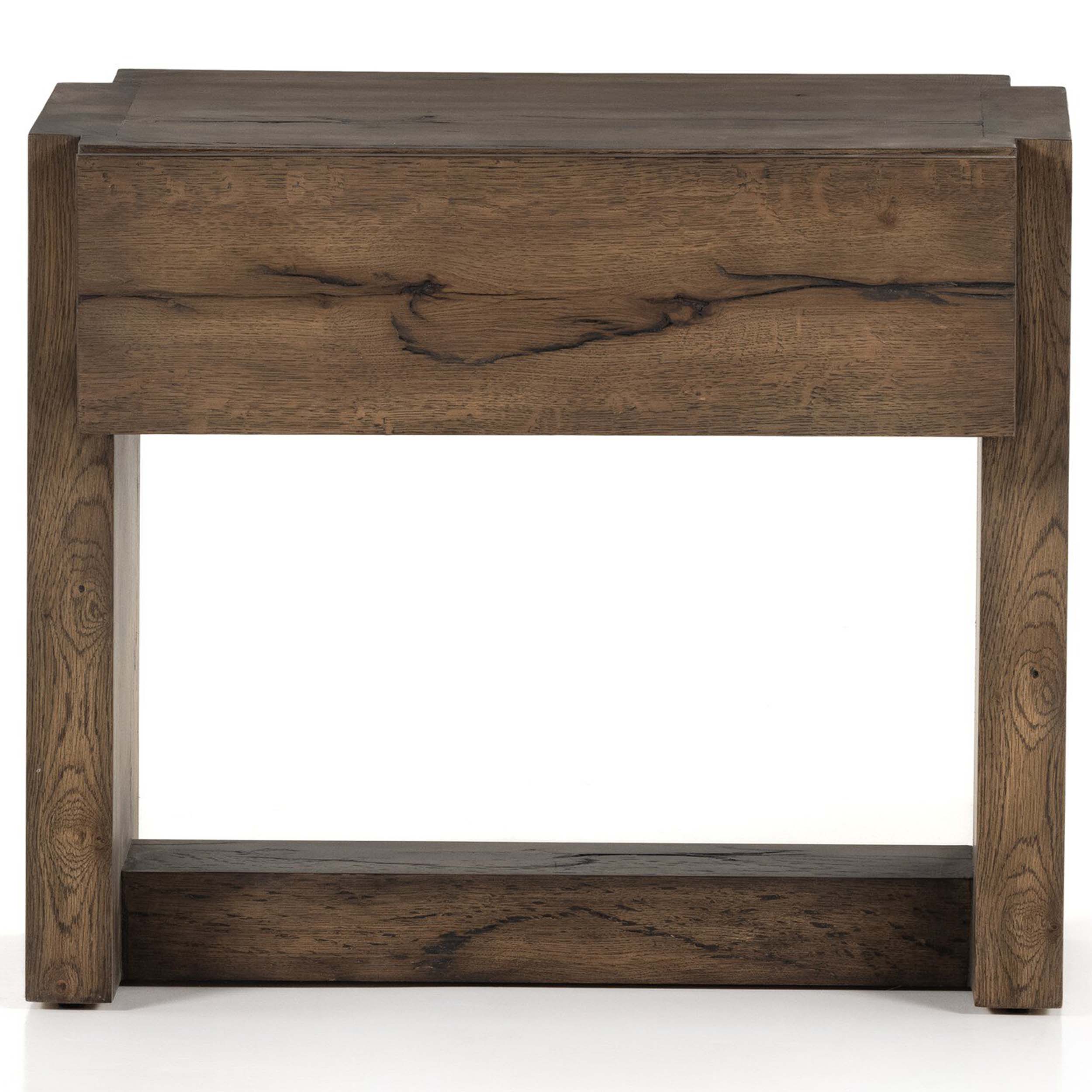 Perrin Nightstand, Rustic Fawn Veneer