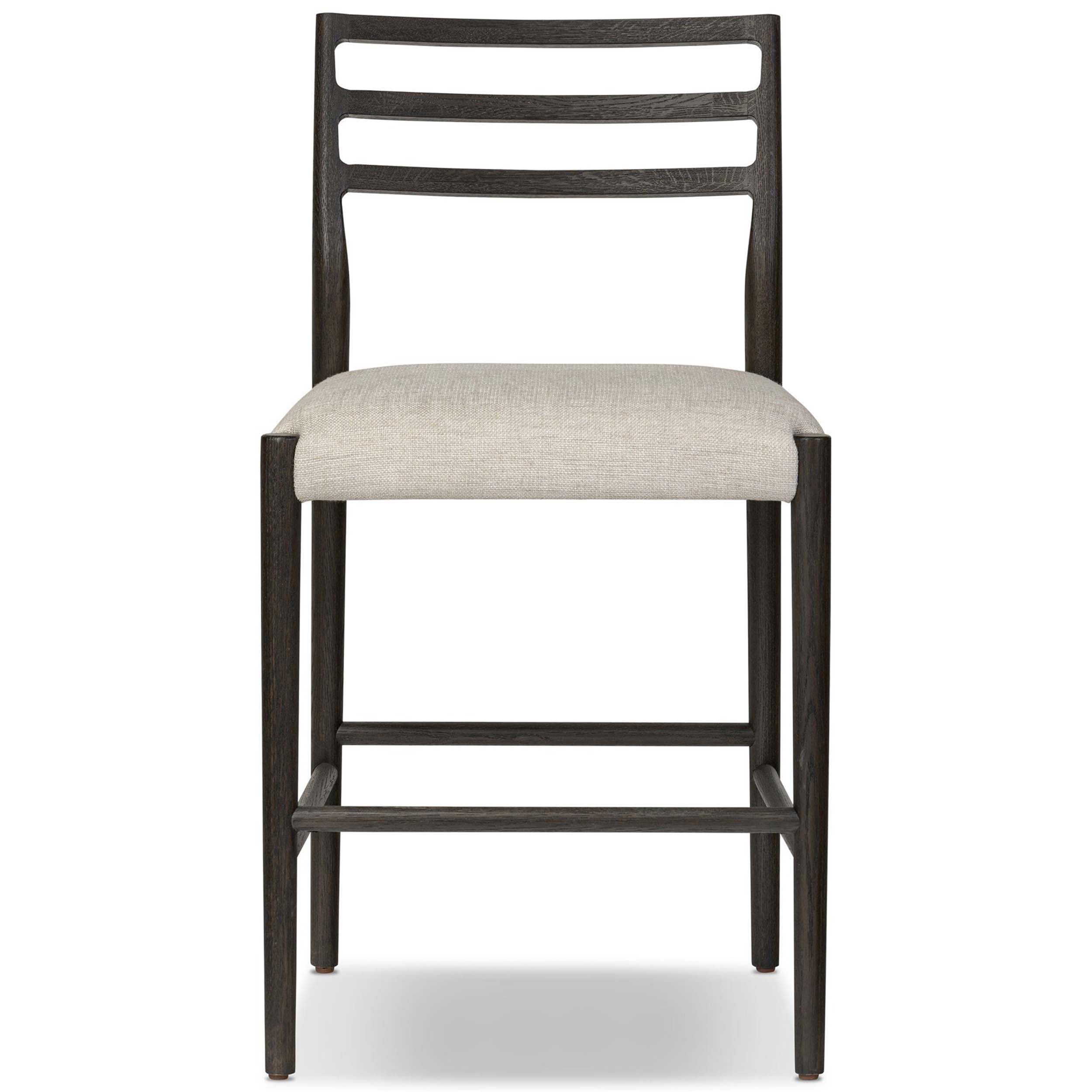 Glenmore Bar + Counter Stool, Essence Natural, Light Carbon