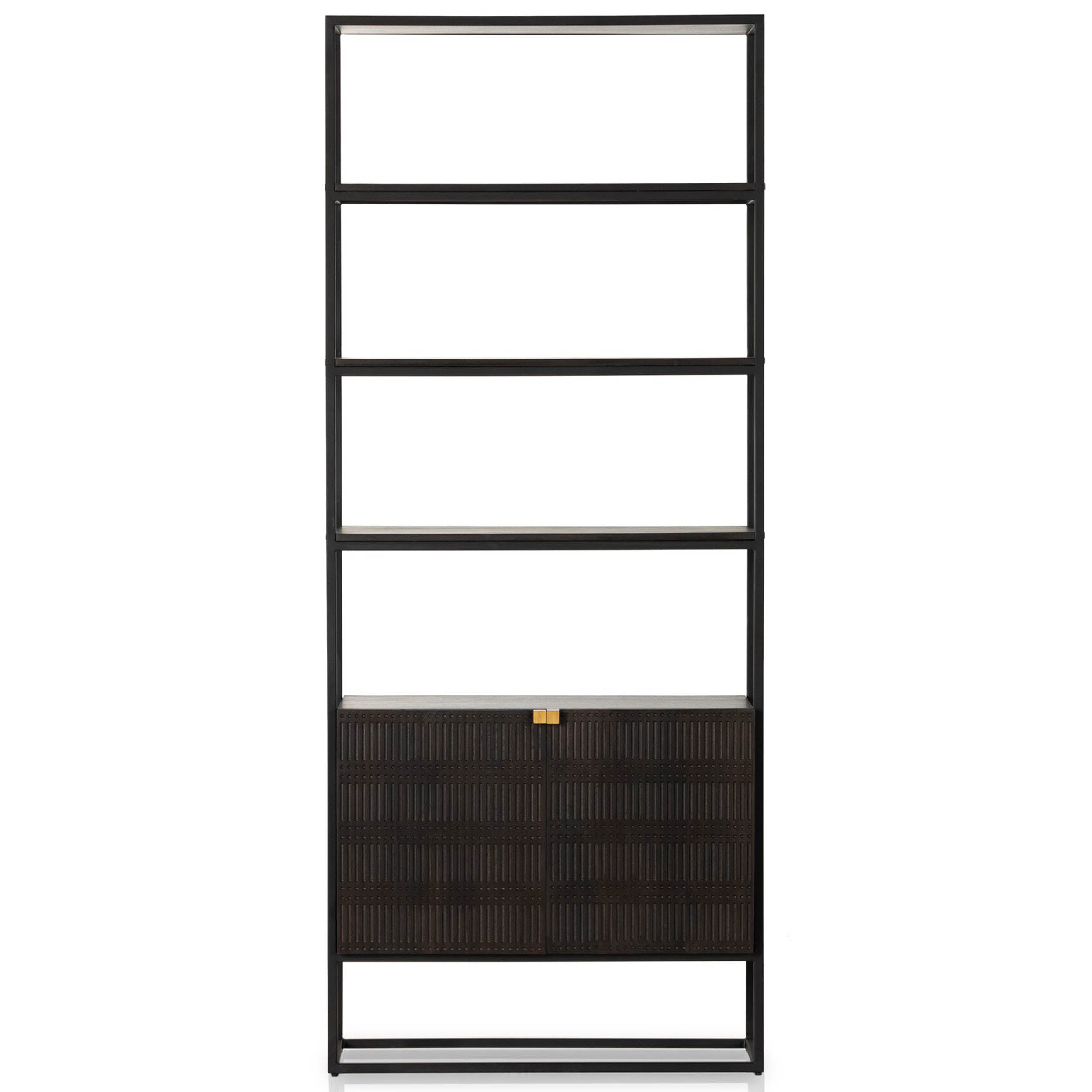 Kelby Bookcase, Gunmetal
