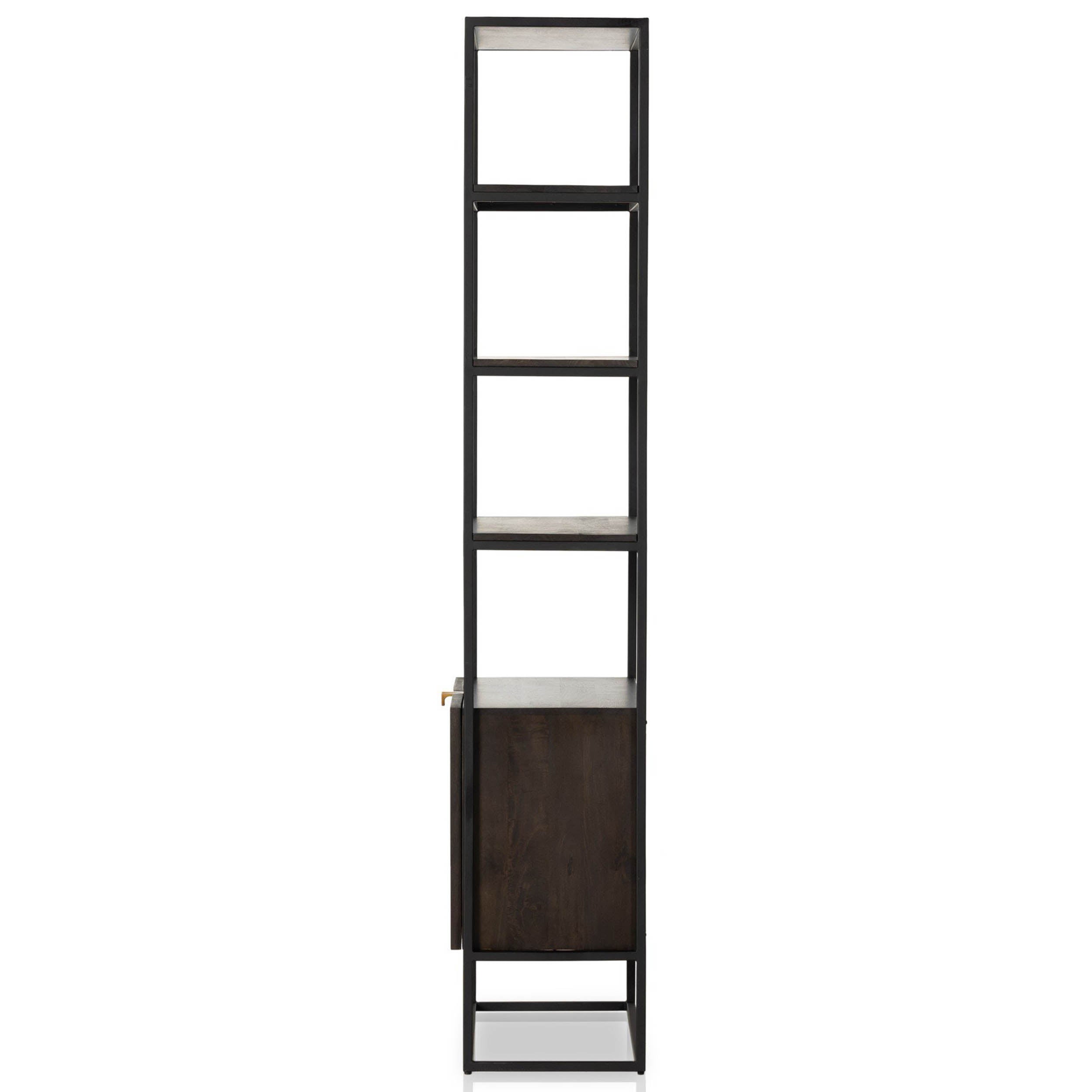 Kelby Bookcase, Gunmetal
