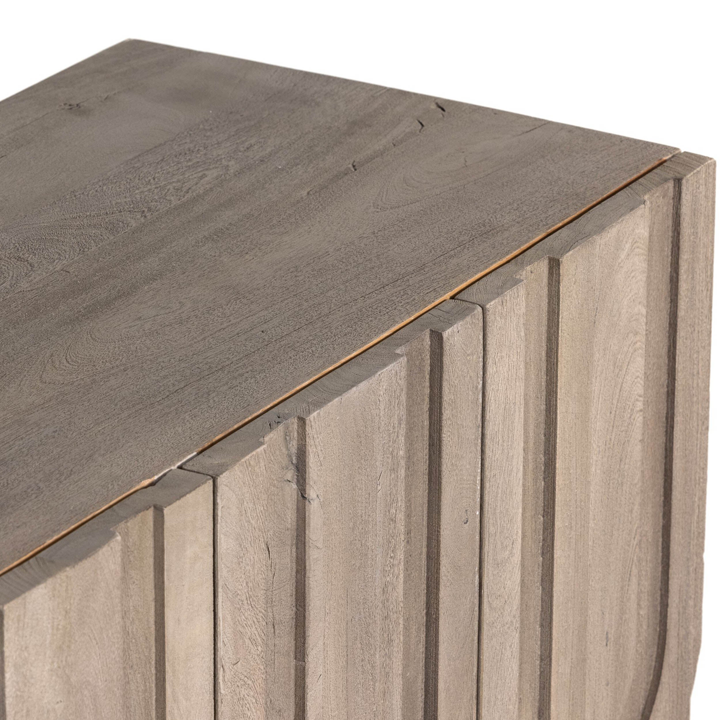 Rivka Media Console, Aged Grey