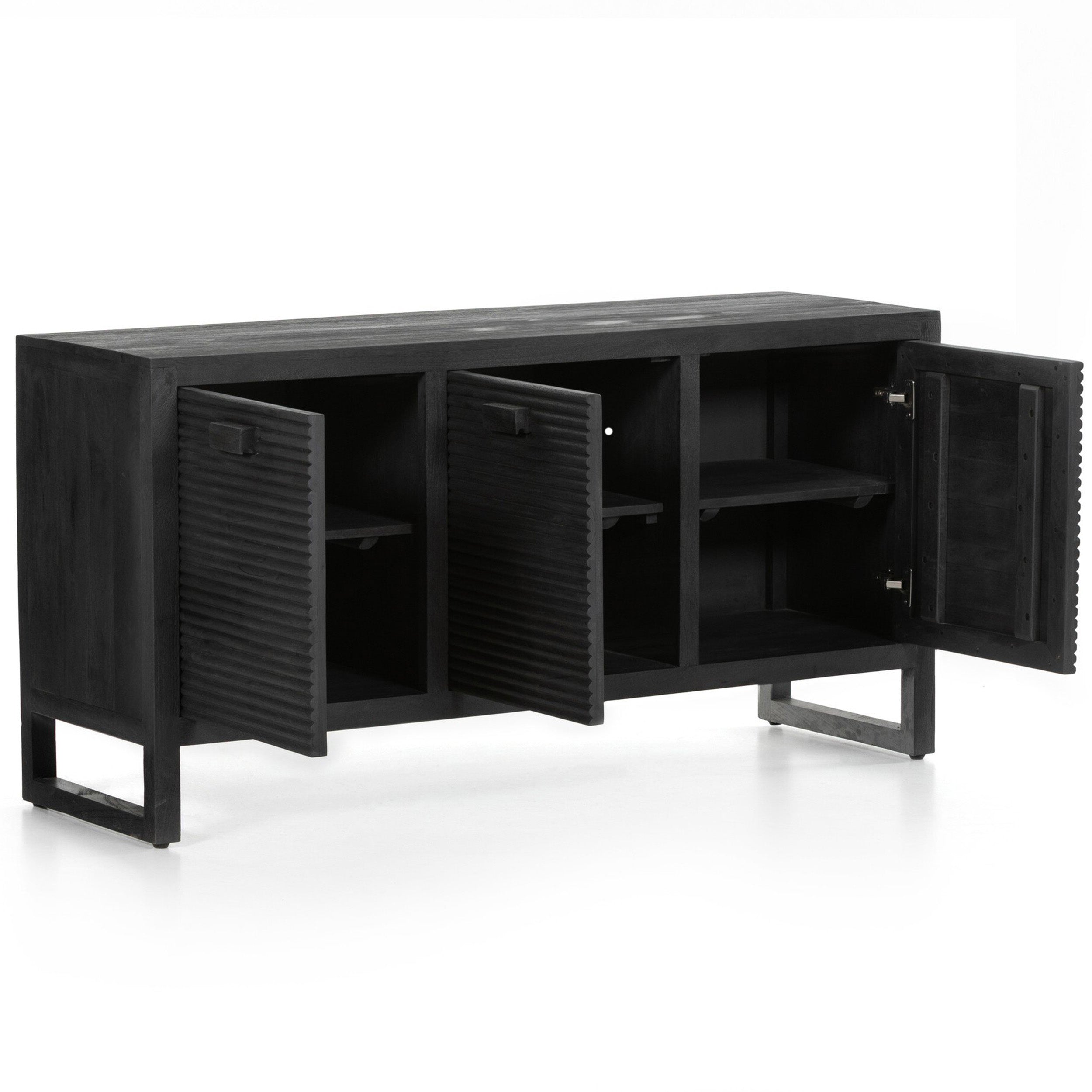 Lorne Media Console, Dark Totem Mango Solid