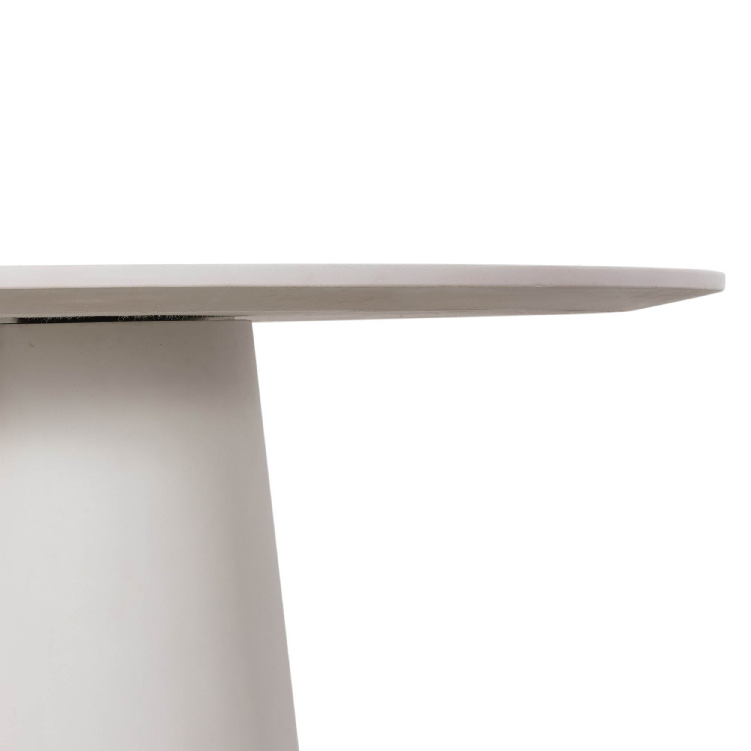Granada Dining Table, White Concrete