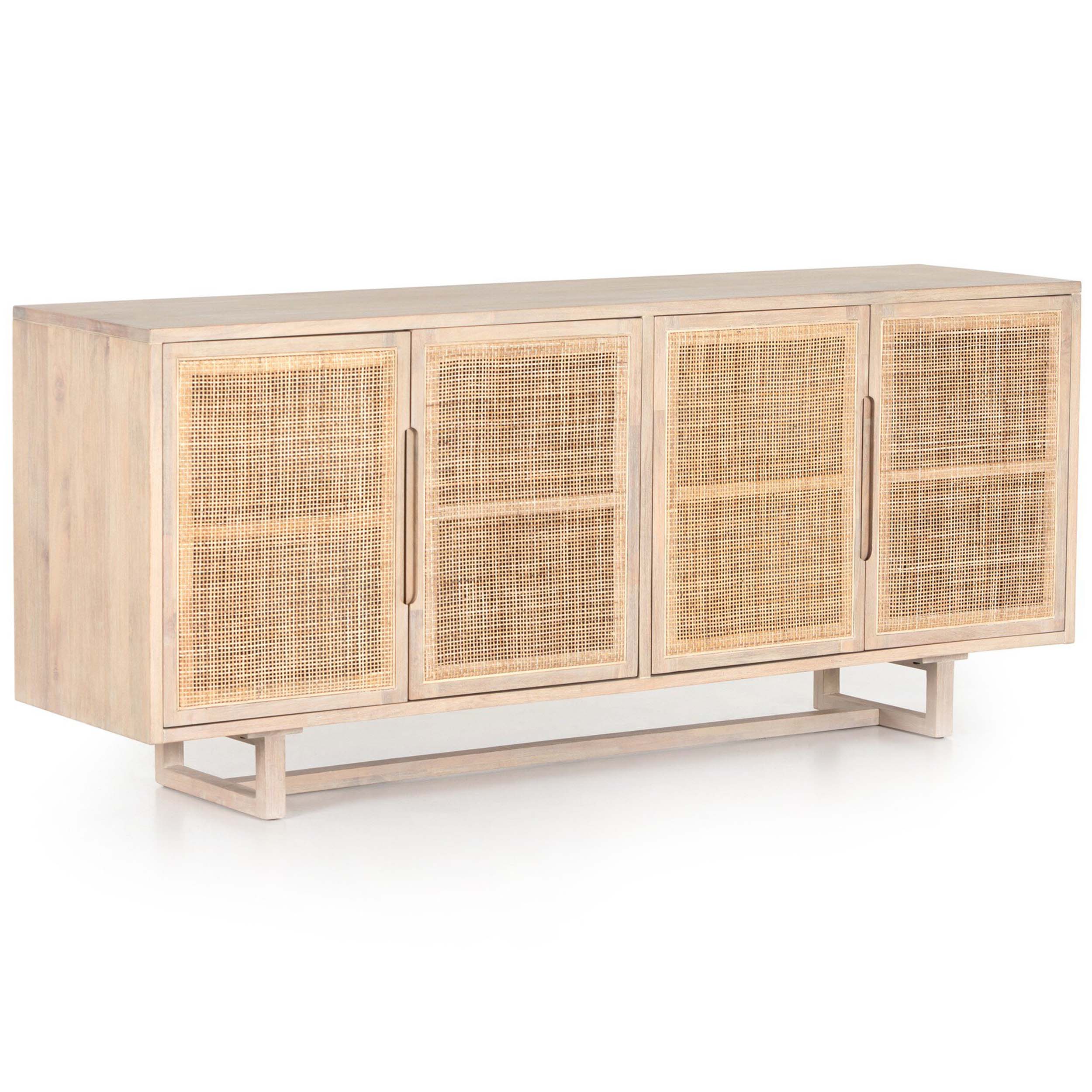 Clarita Sideboard, White Wash Mango