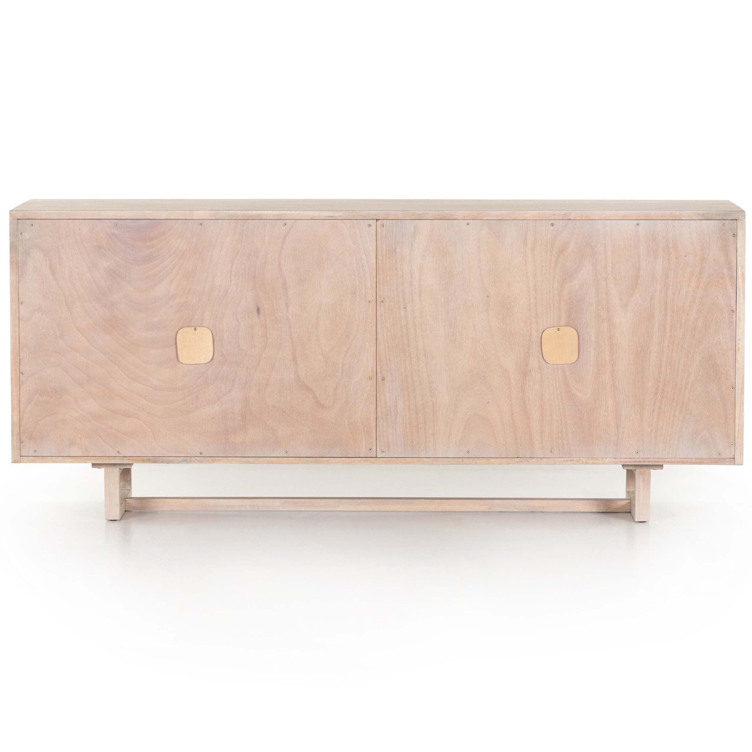 Clarita Sideboard, White Wash Mango