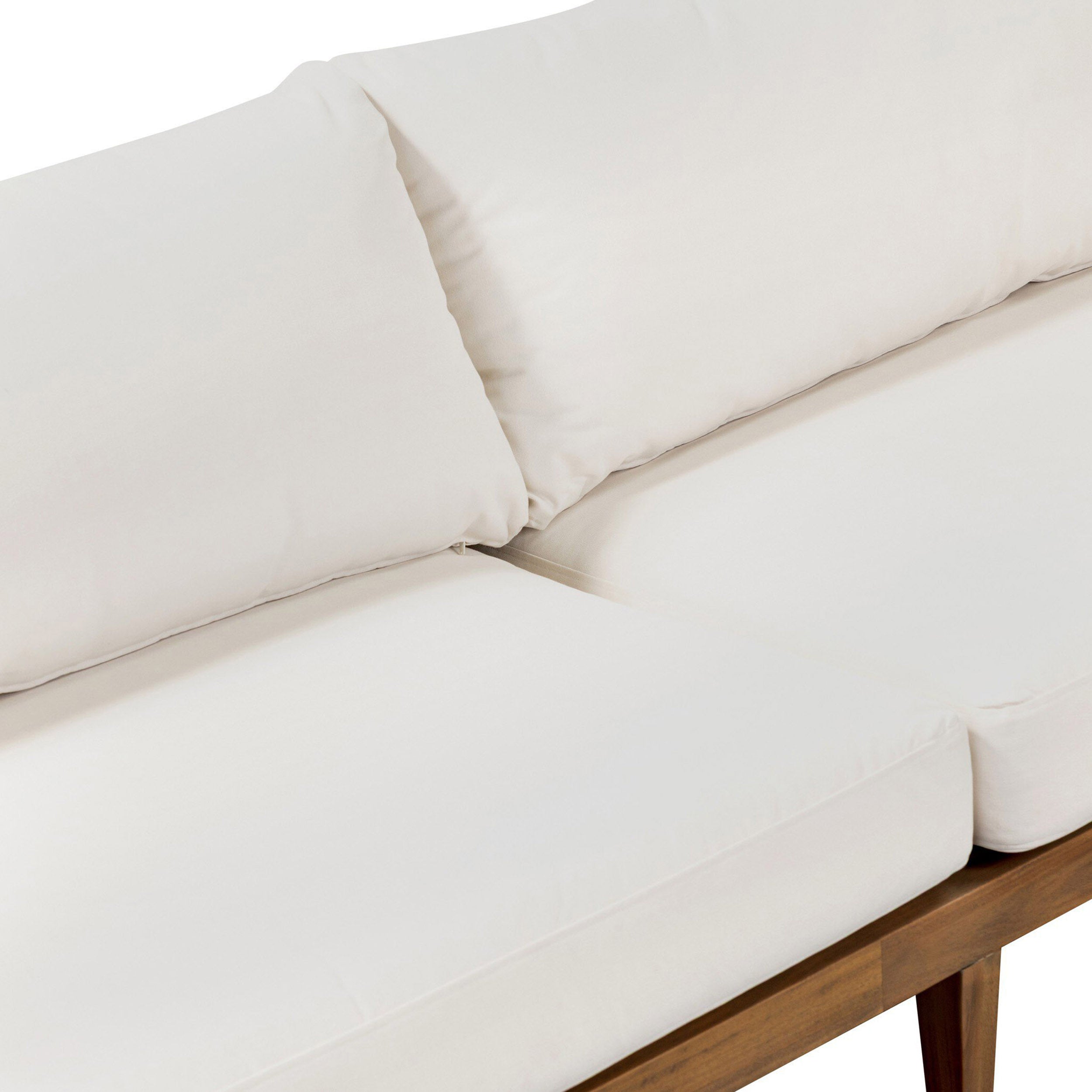 Amaya Outdoor Sofa-94", Lorel Ivory