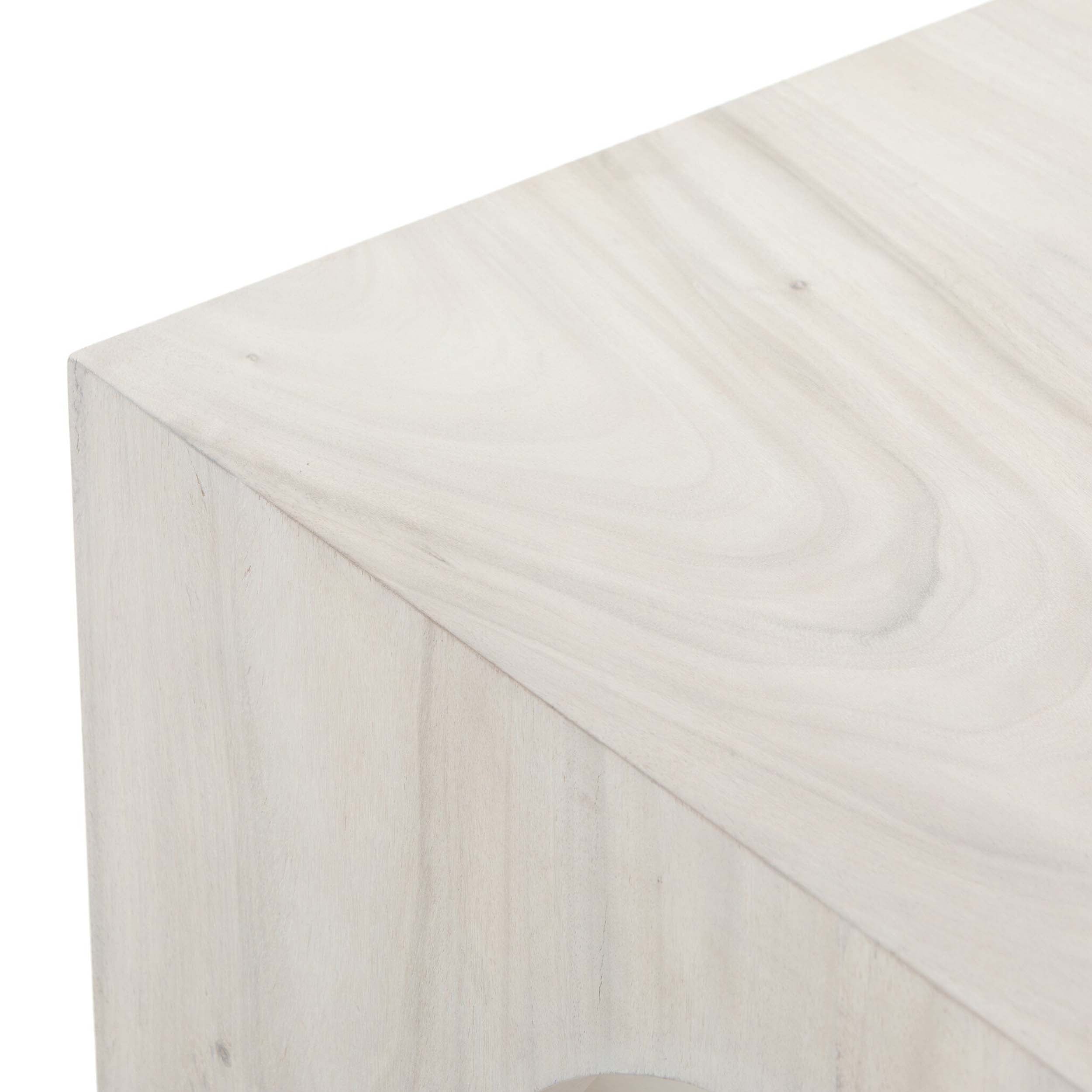 Fausto Coffee Table, Bleached Guanacaste