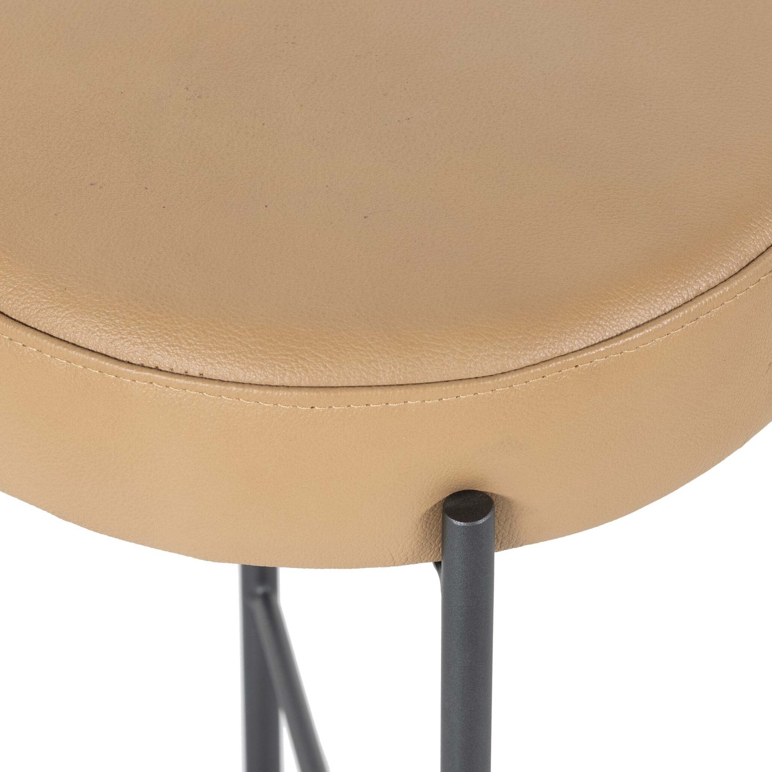 Nocona Bar + Counter Stool, Natural Leather