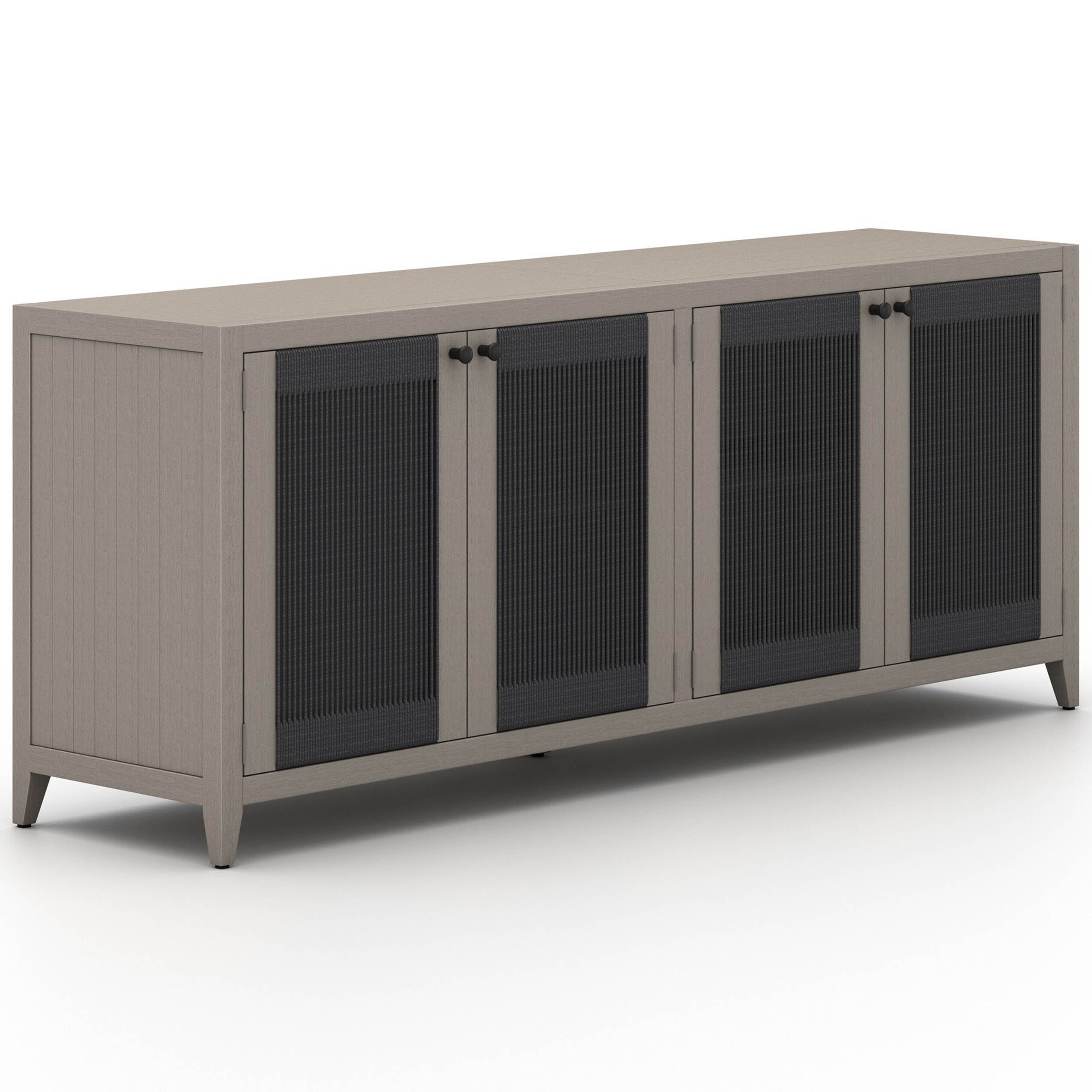 Sherwood Outdoor Sideboard, Weathered Grey