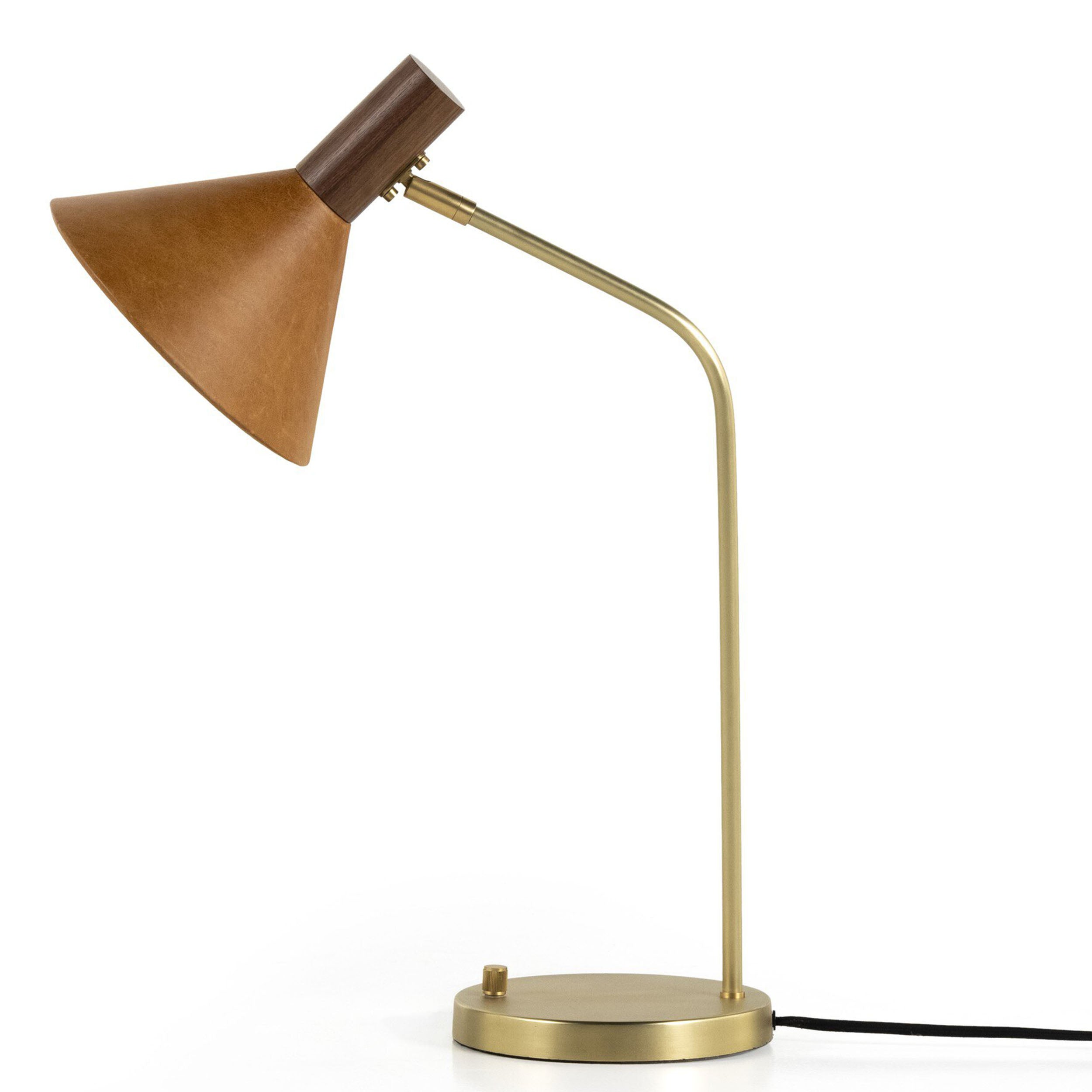 Cullen Task Lamp, Antique Brass