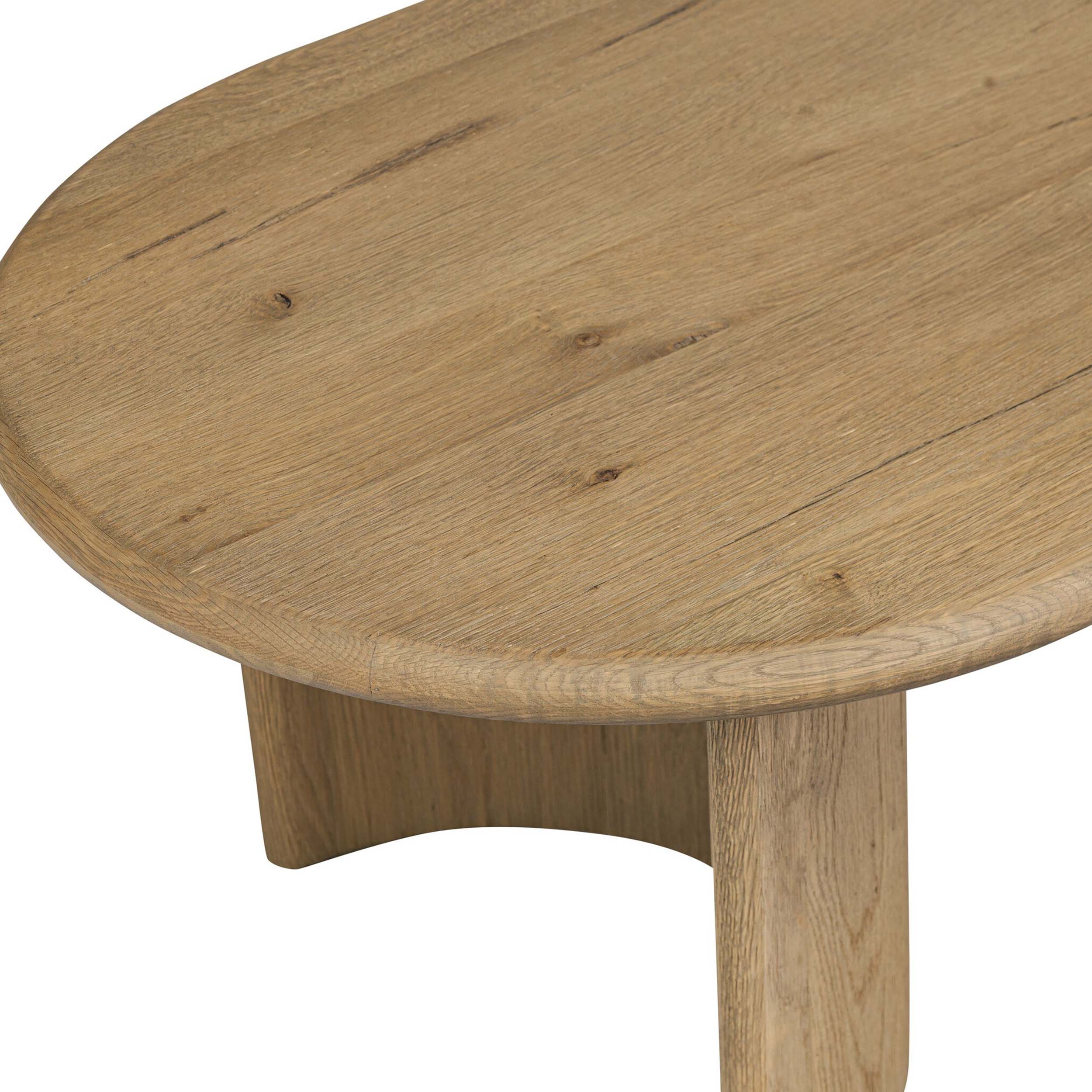 Paden Coffee Table, Worn Oak Veneer