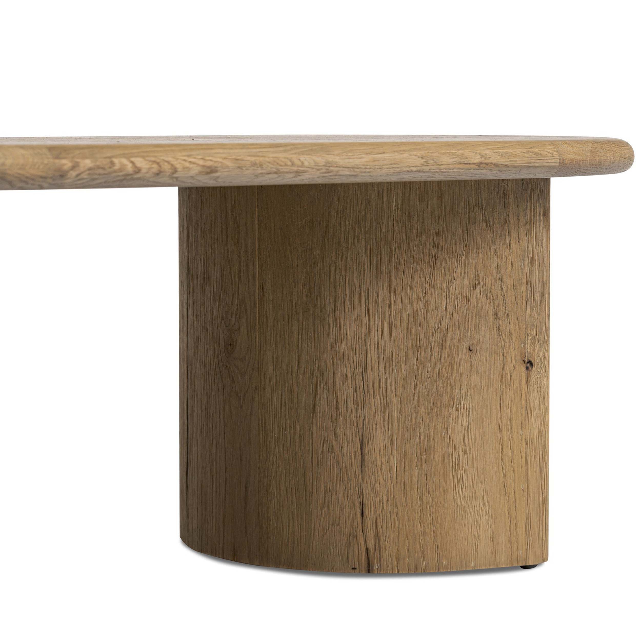 Paden Coffee Table, Worn Oak Veneer