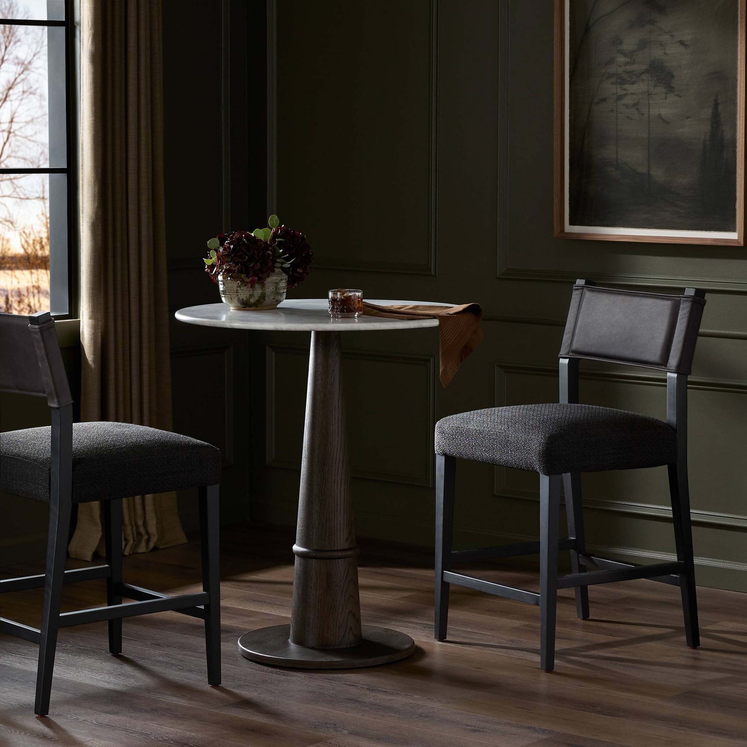 Ferris Bar + Counter Stool, Gibson Black