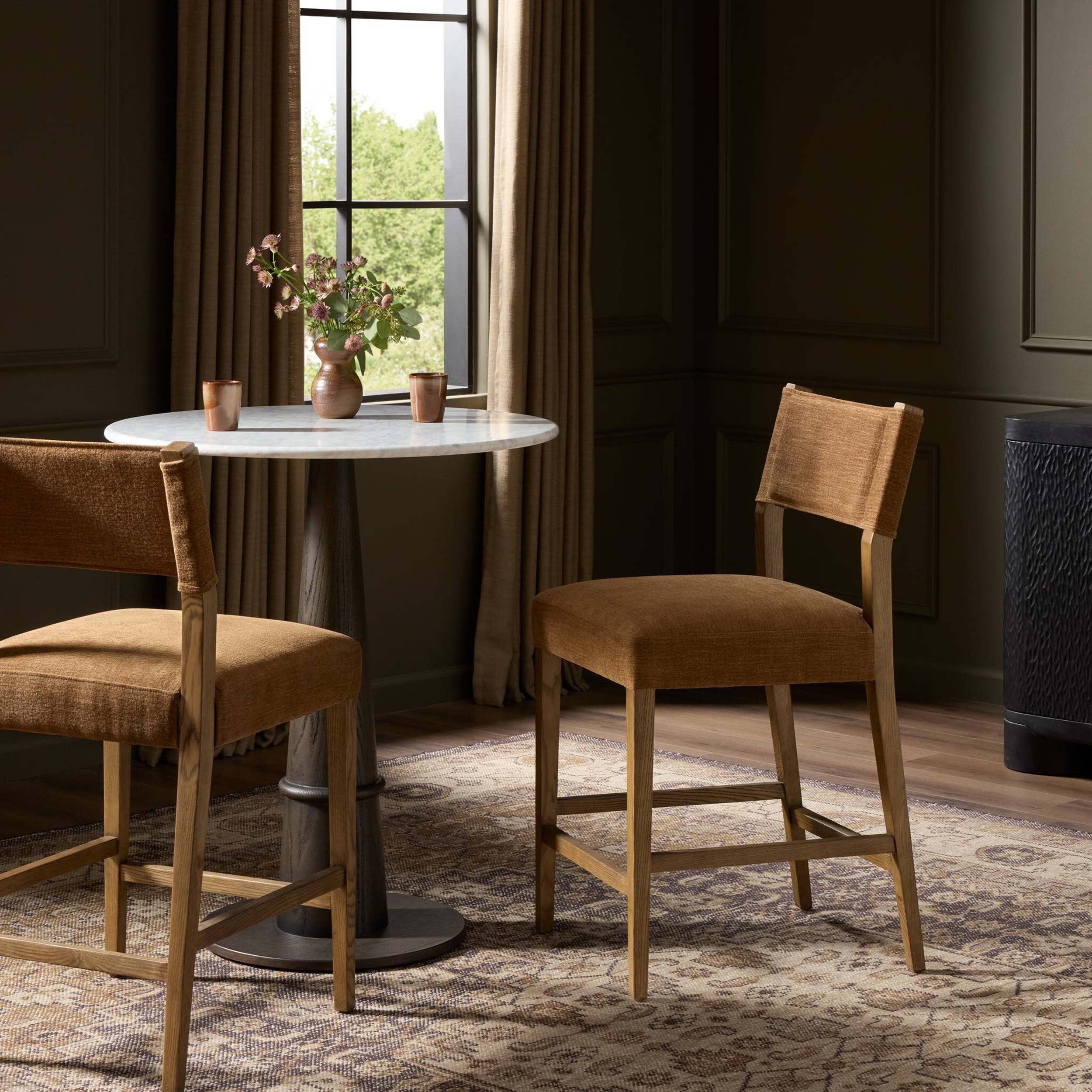 Ferris Bar + Counter Stool, Laughlin Ochre