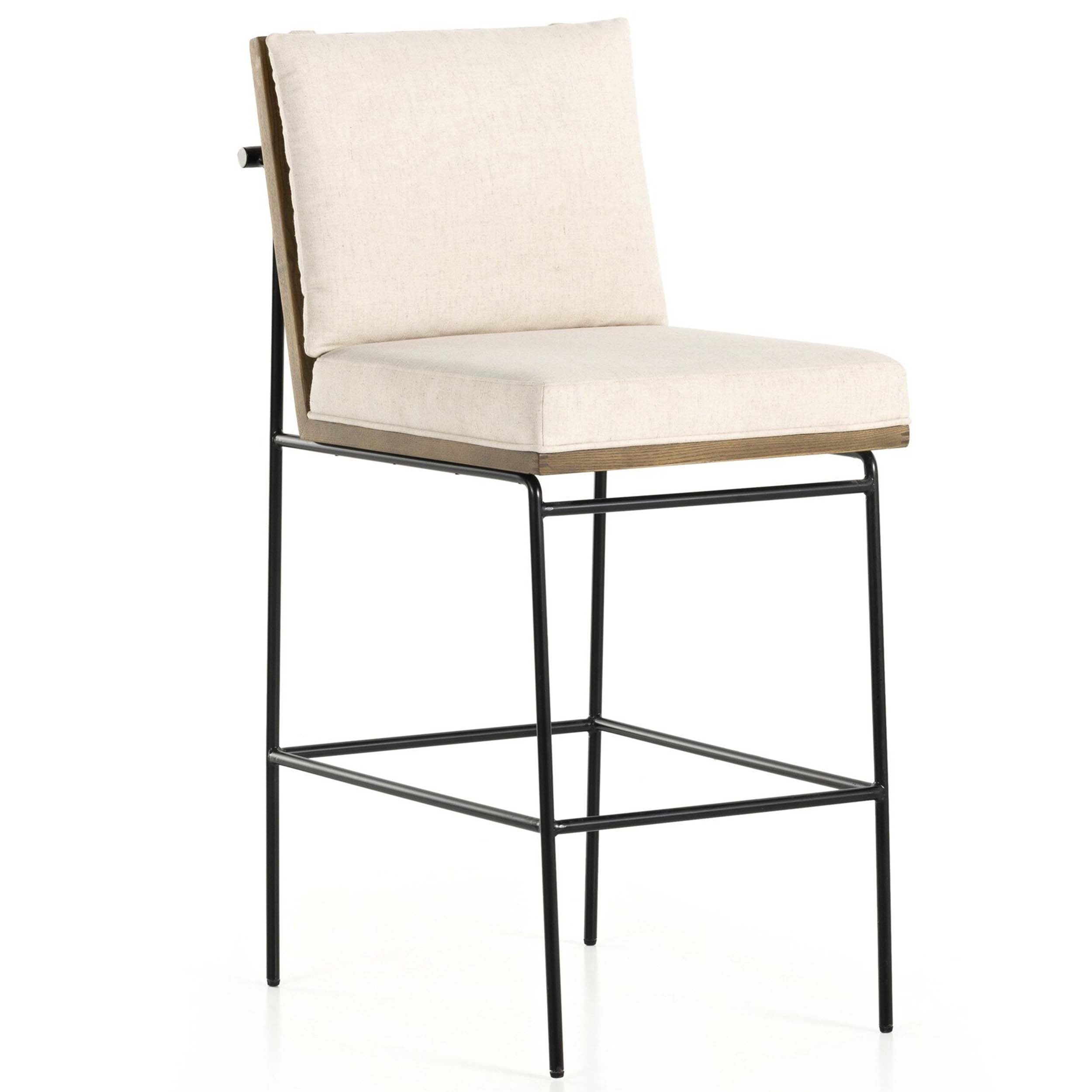 Crete Bar + Counter Stool, Savile Flax