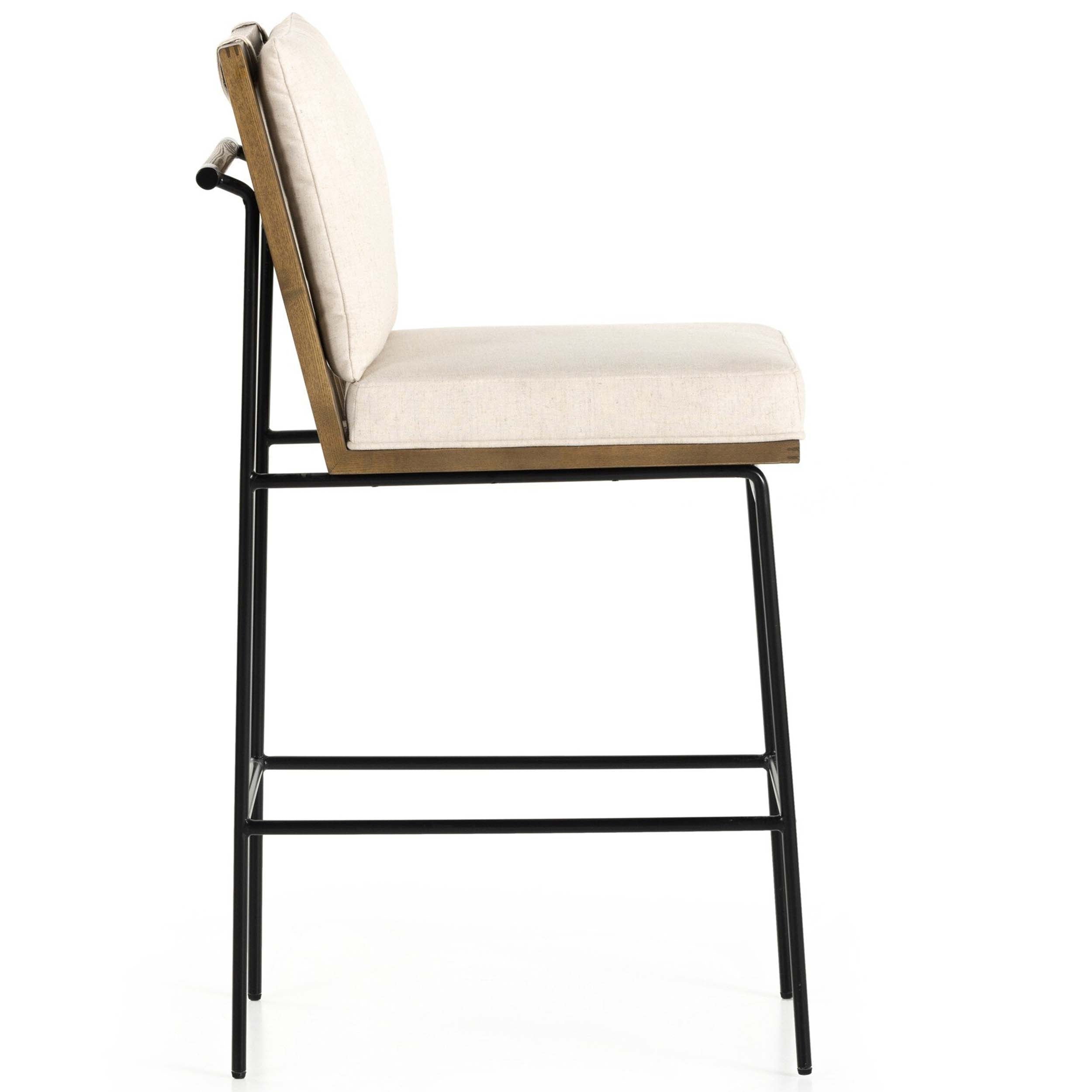 Crete Bar + Counter Stool, Savile Flax