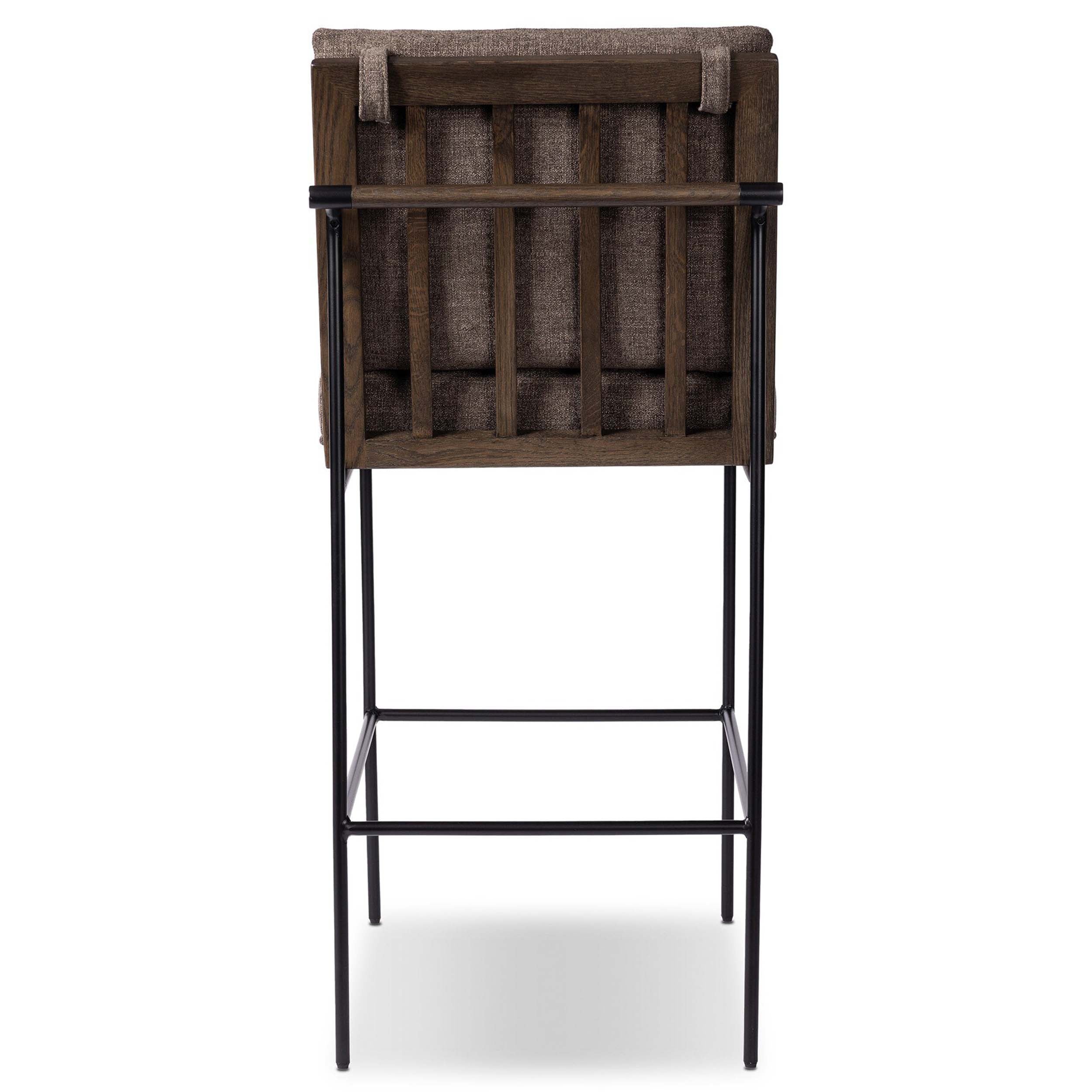 Crete Bar + Counter Stool, Landale Charcoal