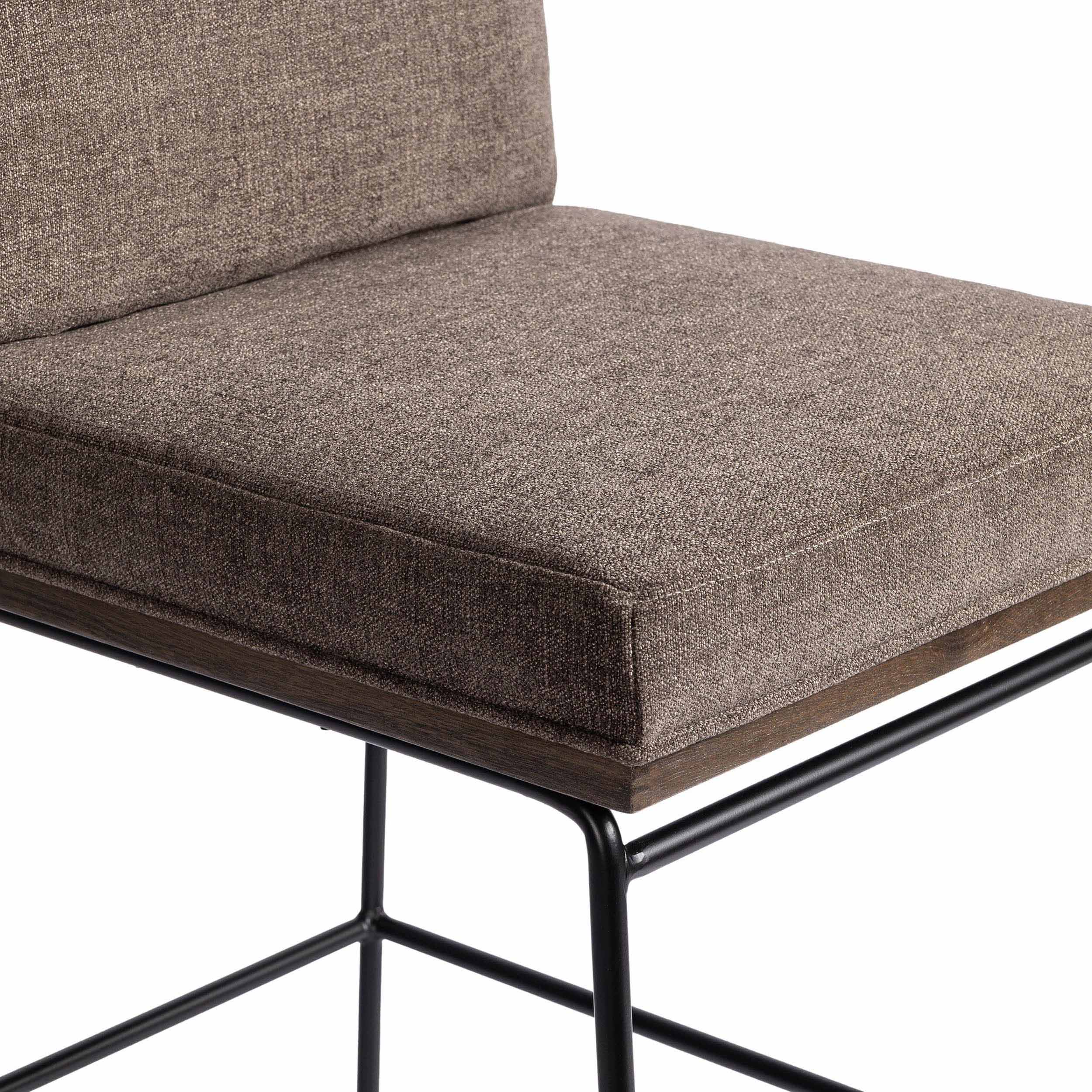 Crete Bar + Counter Stool, Landale Charcoal
