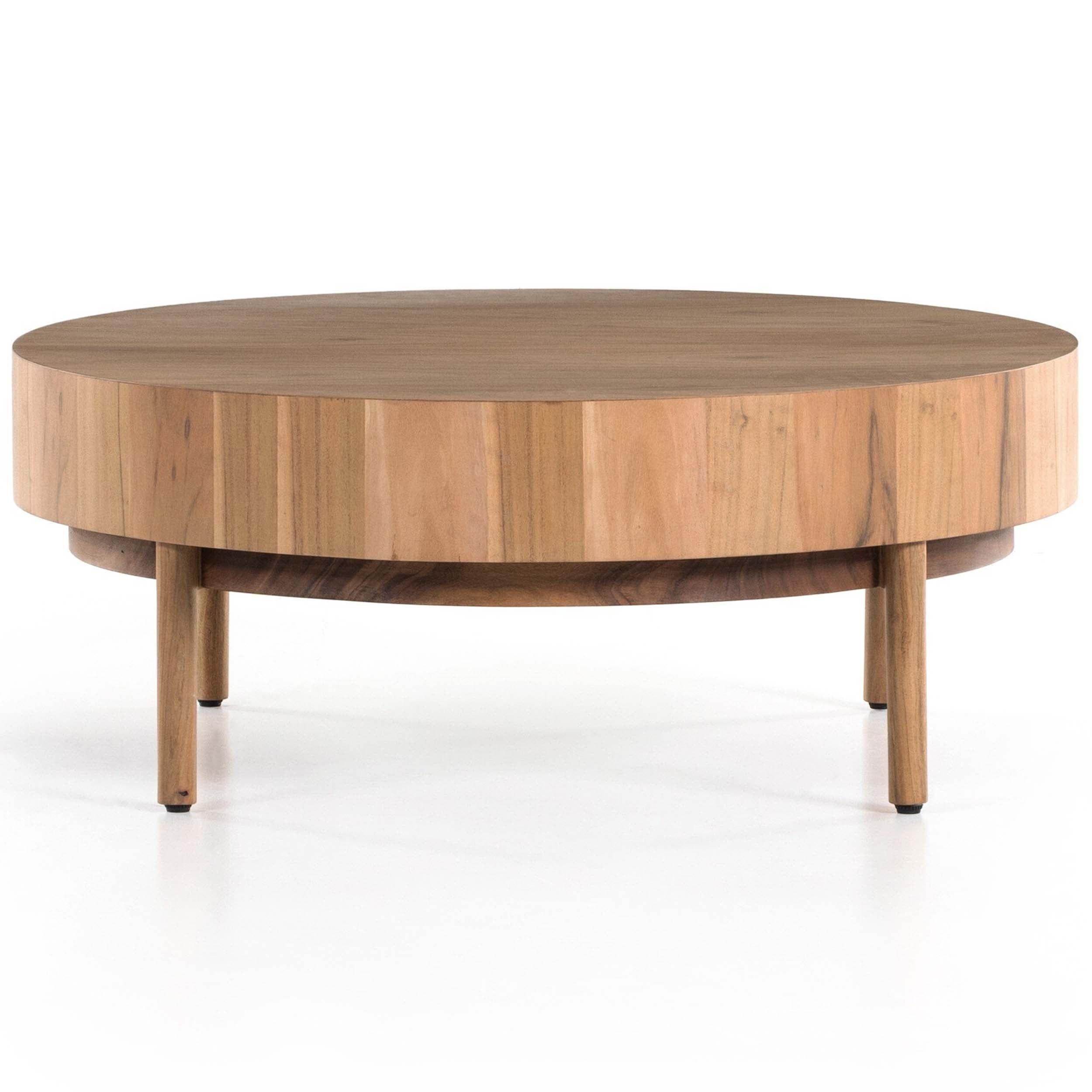 Atmore Coffee Table, Natural Acacia Veneer