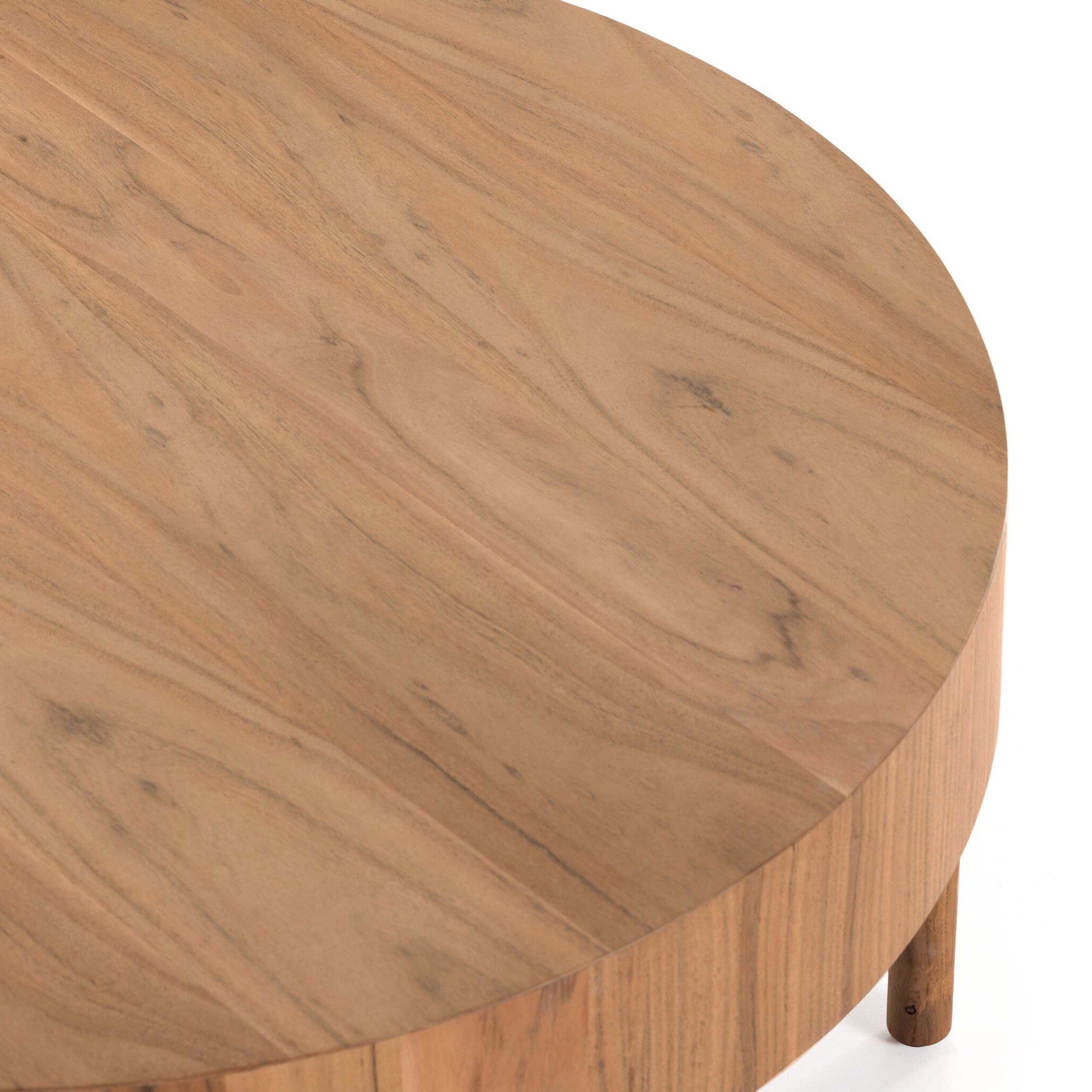 Atmore Coffee Table, Natural Acacia Veneer