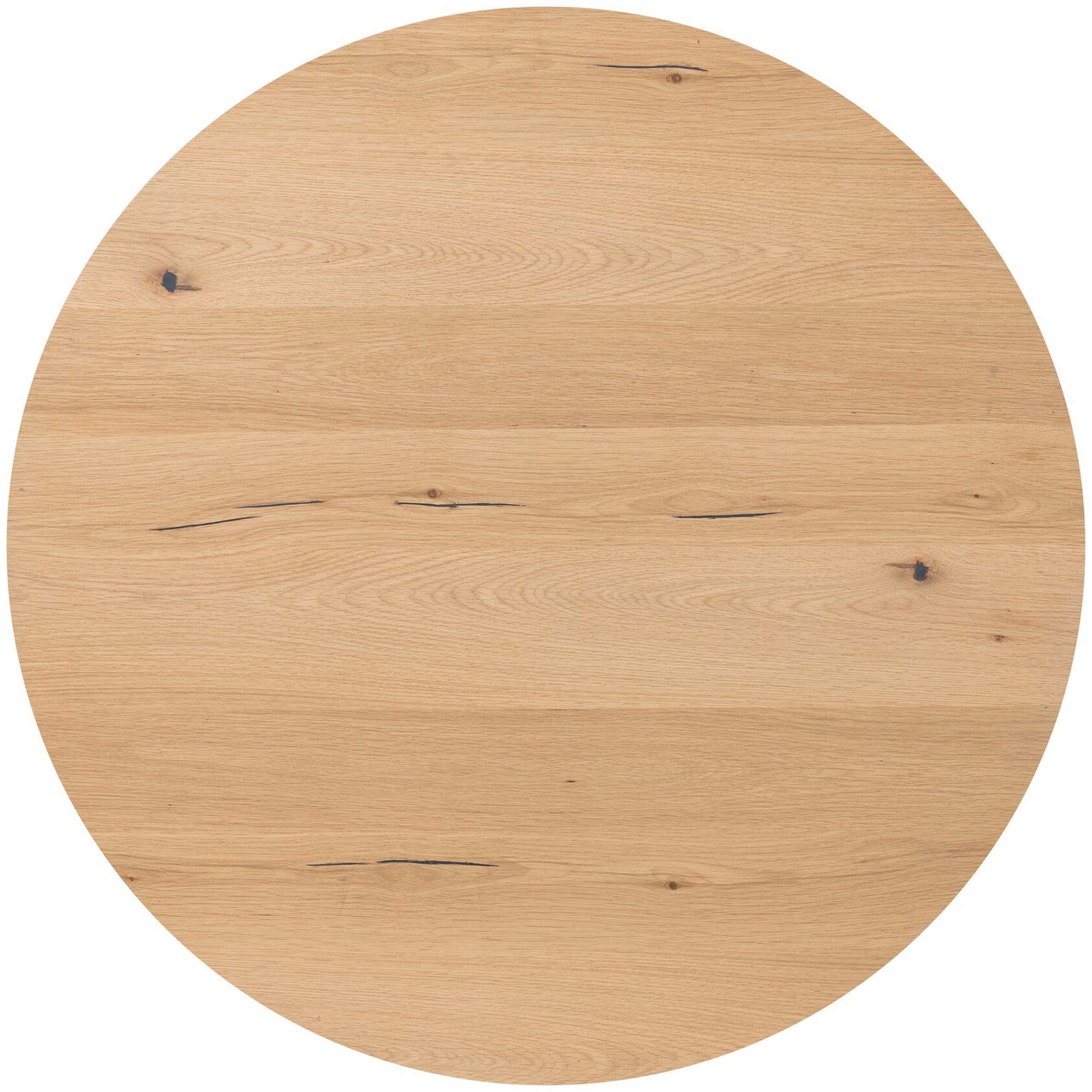 Eaton Drum Coffee Table, Light Oak Resin
