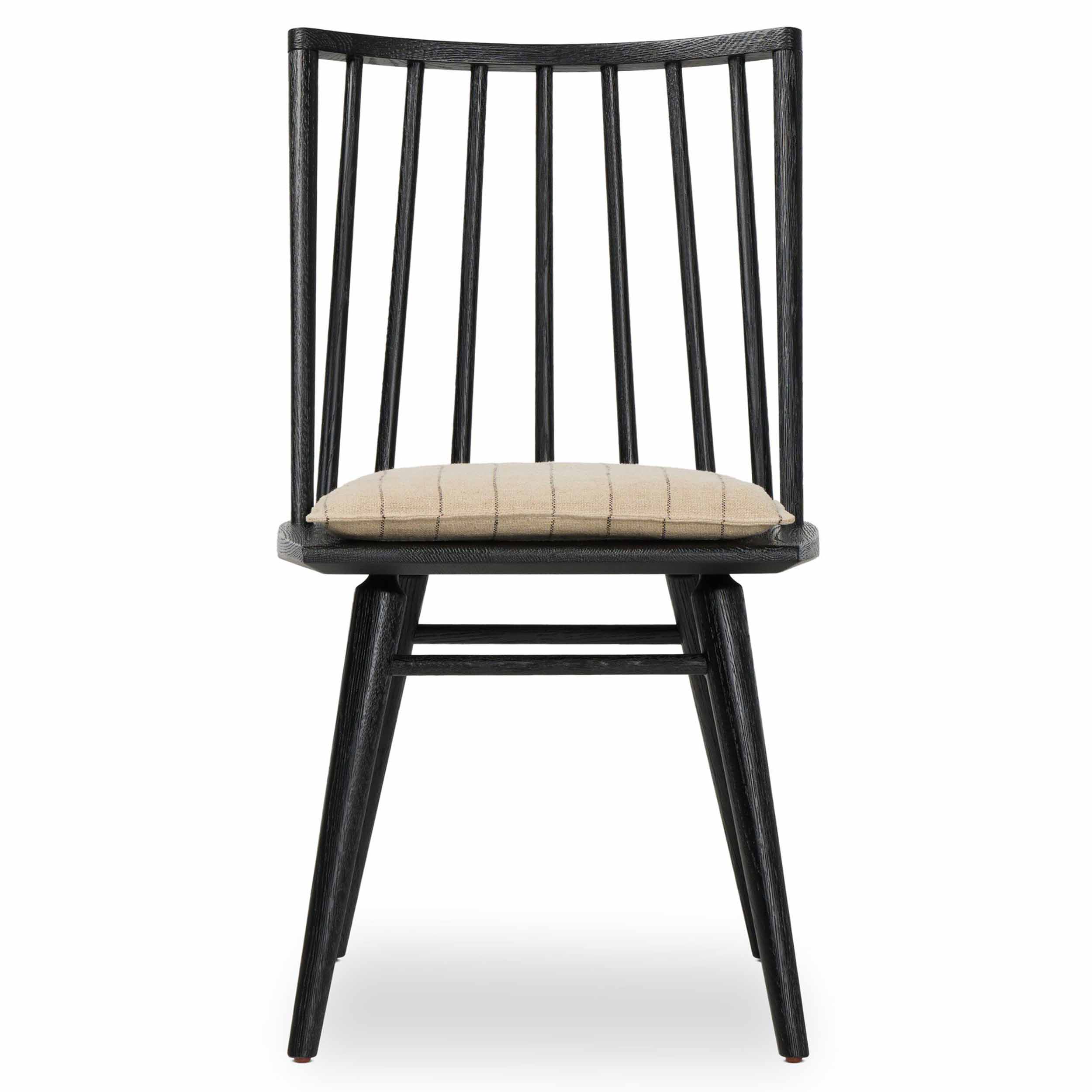 Lewis Windsor Chair, Lavon Flint, Black Oak