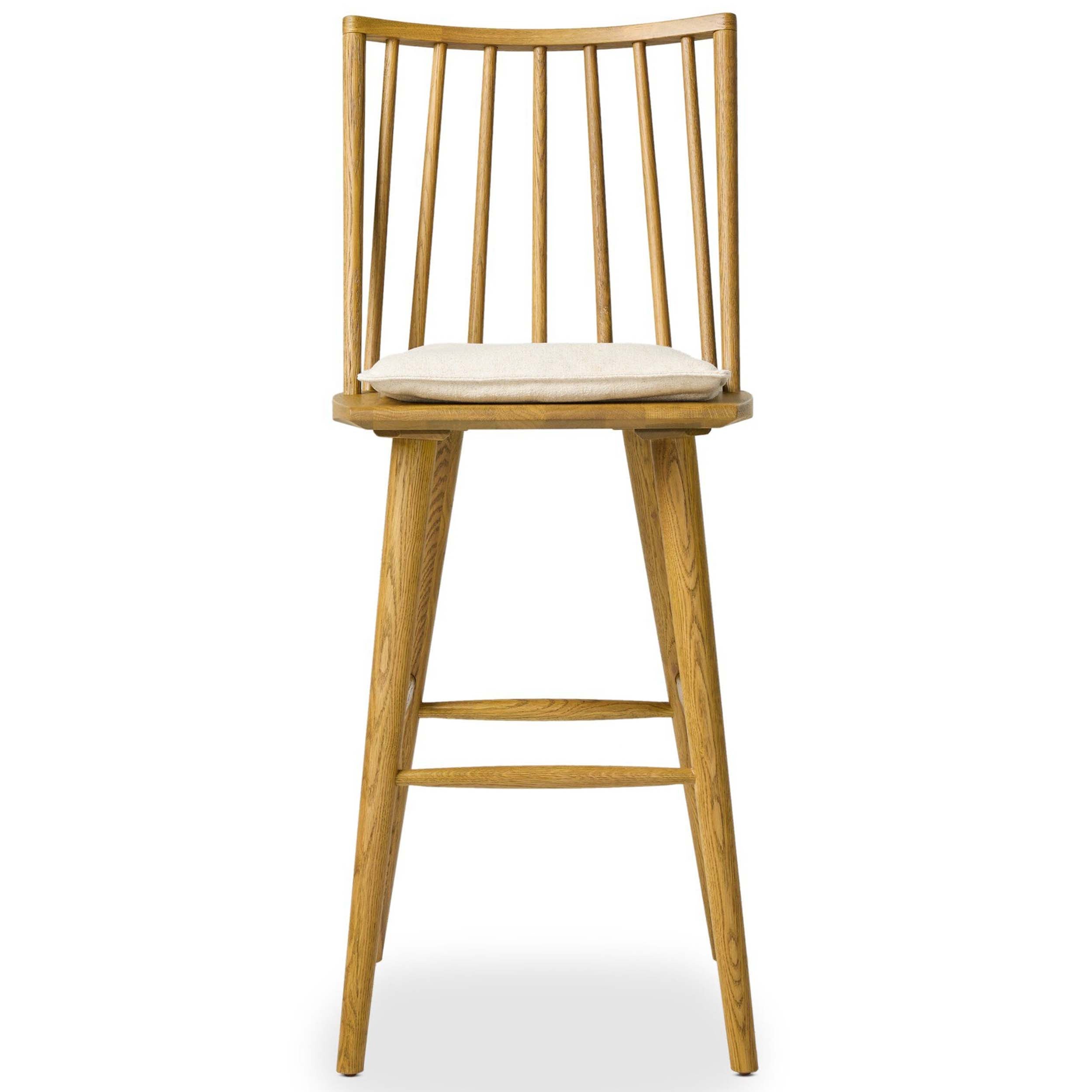 Lewis Windsor Bar + Counter Stool, Antwerp Natural, Sandy Oak