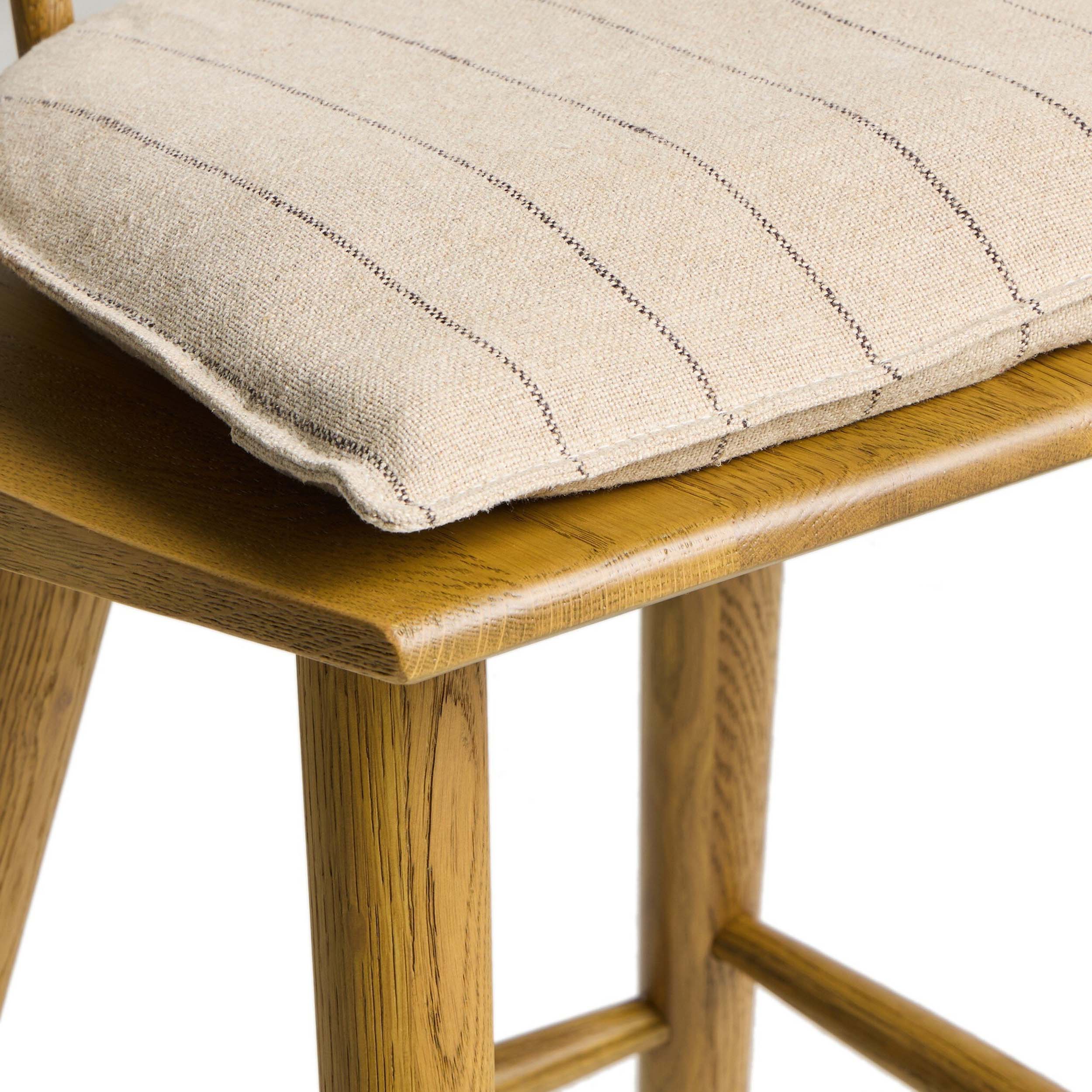 Lewis Windsor Bar + Counter Stool, Lavon Flint, Sandy Oak