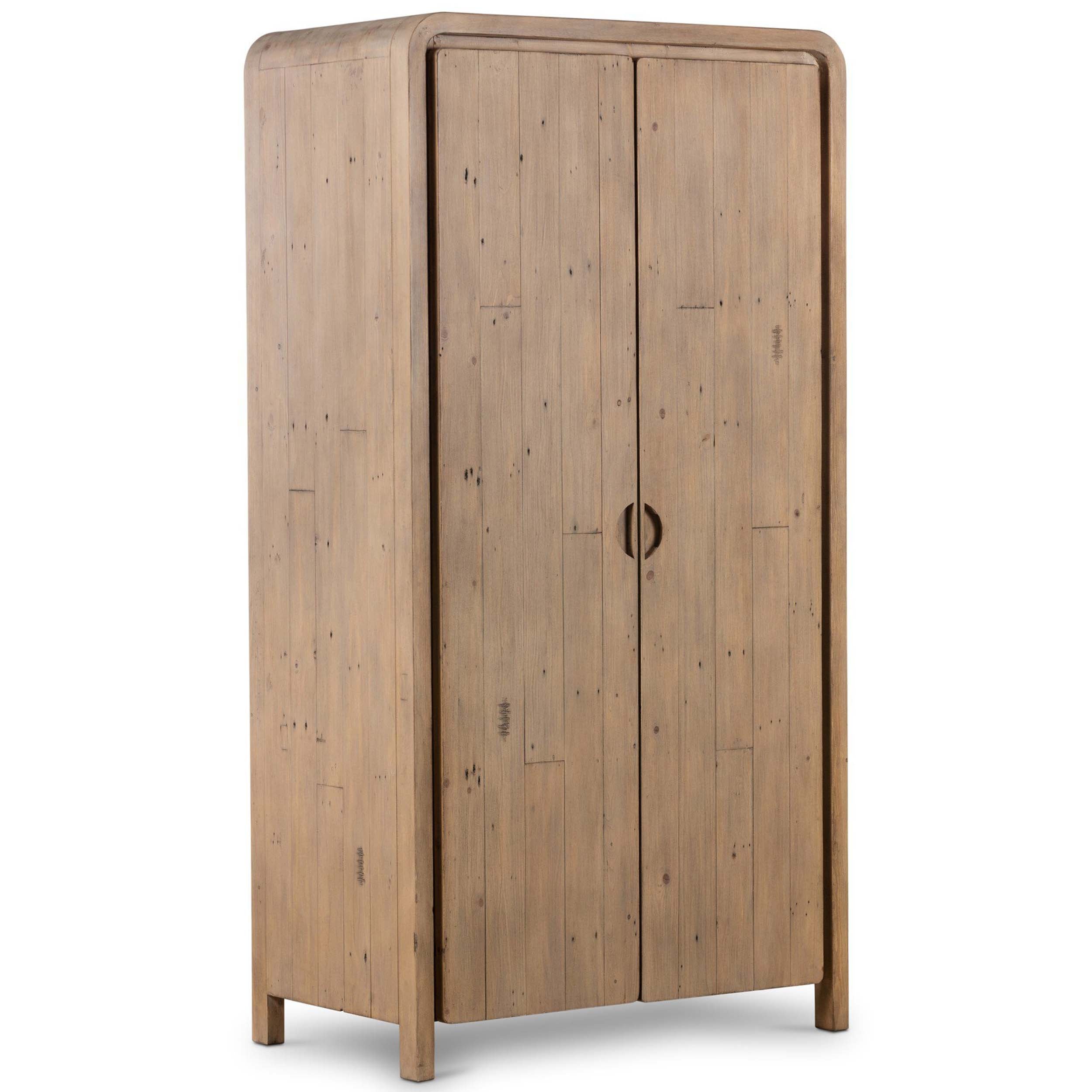 Everson Cabinet, Scrubbed Teak