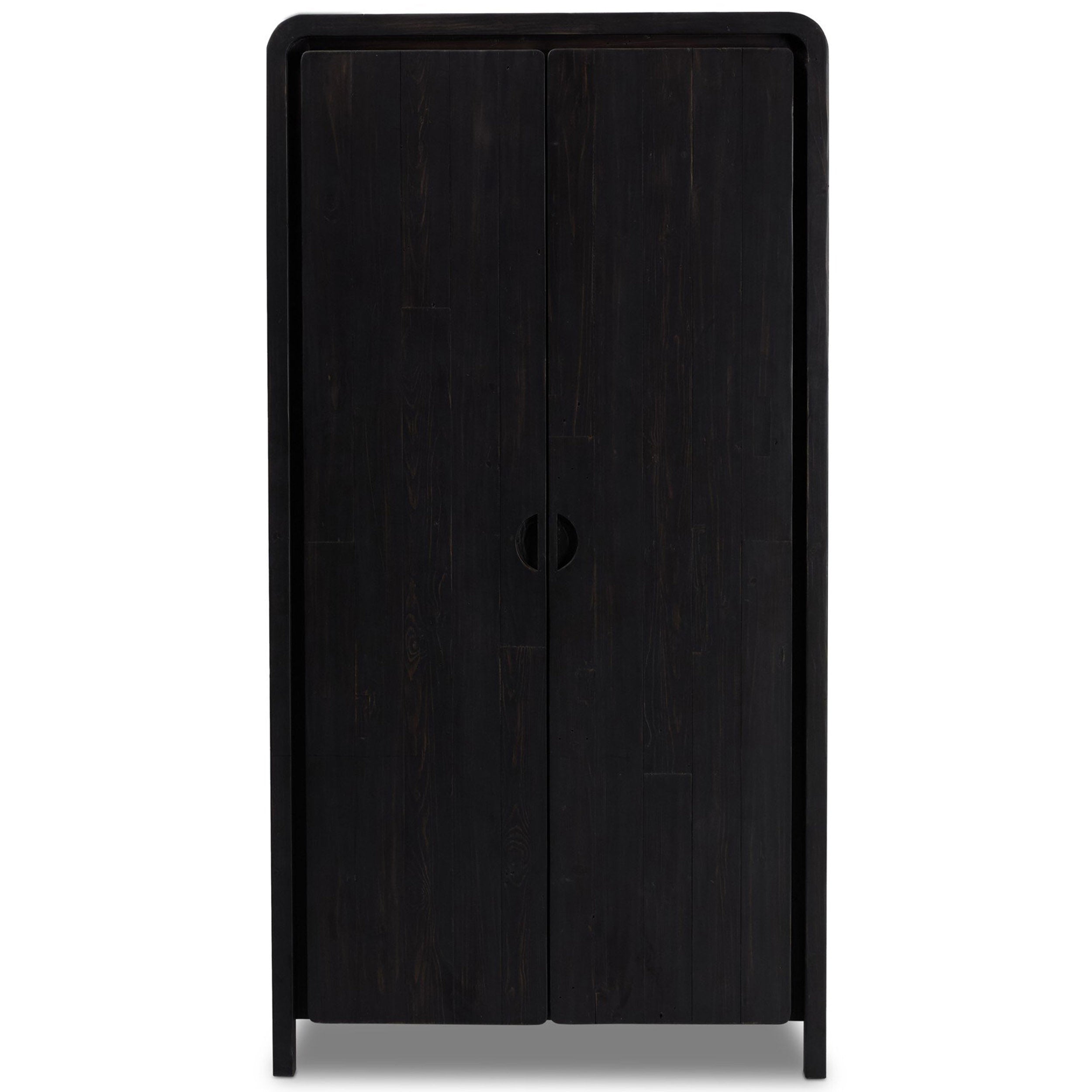 Everson Cabinet, Black Reclaimed