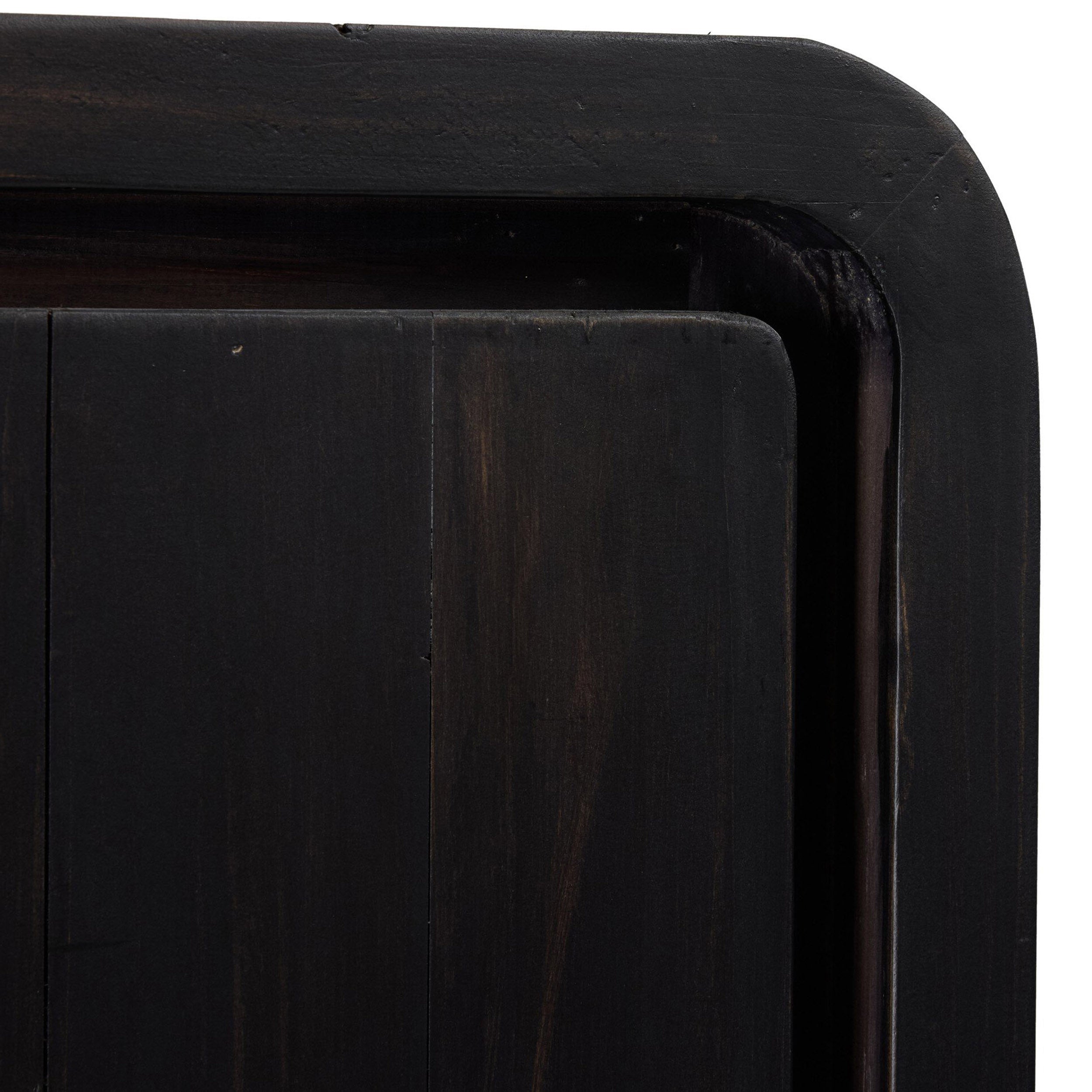 Everson Cabinet, Black Reclaimed