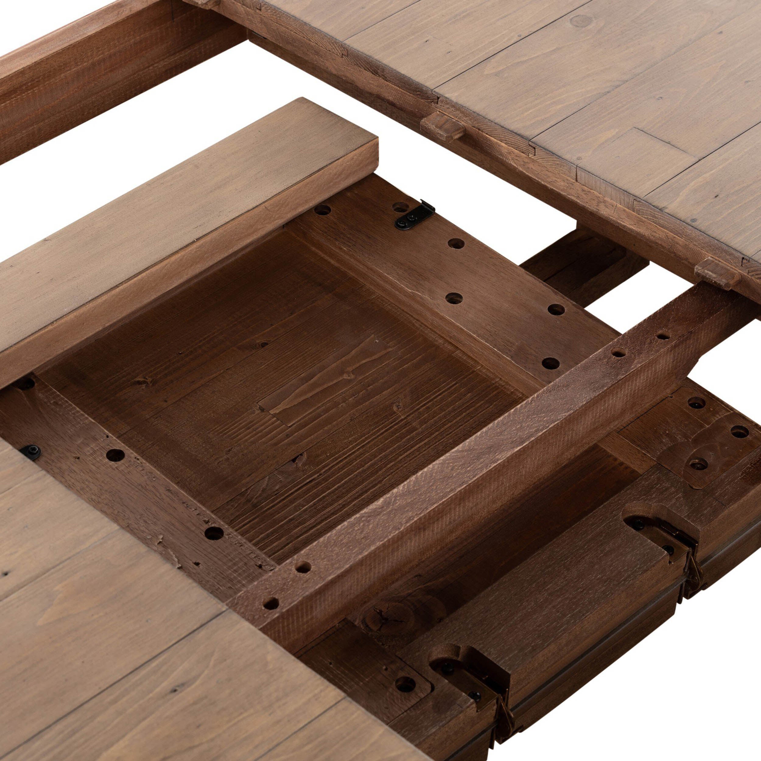Everson 71" Extension Dining Table, Scrubbed Teak