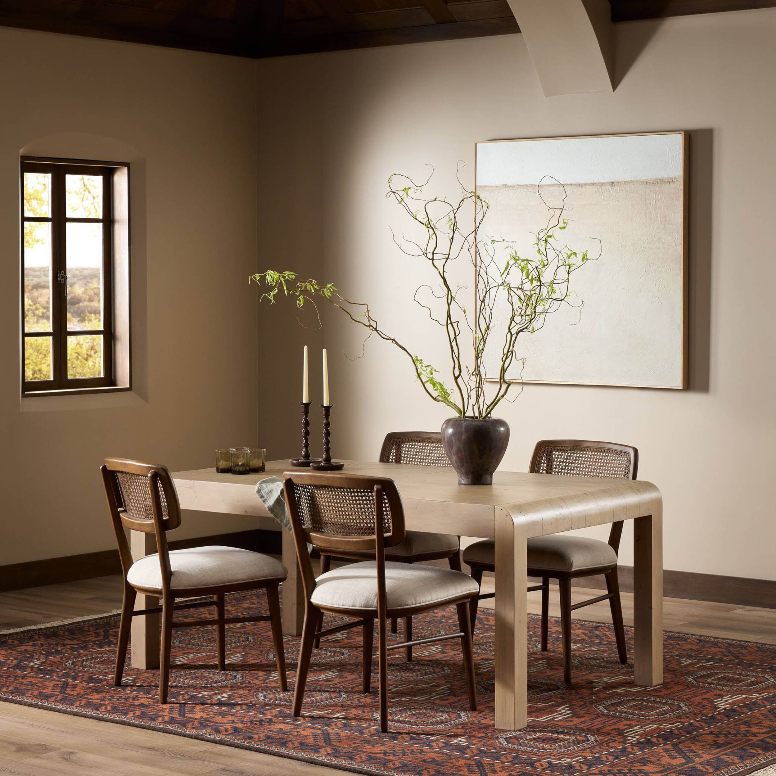 Everson 71" Extension Dining Table, Scrubbed Teak