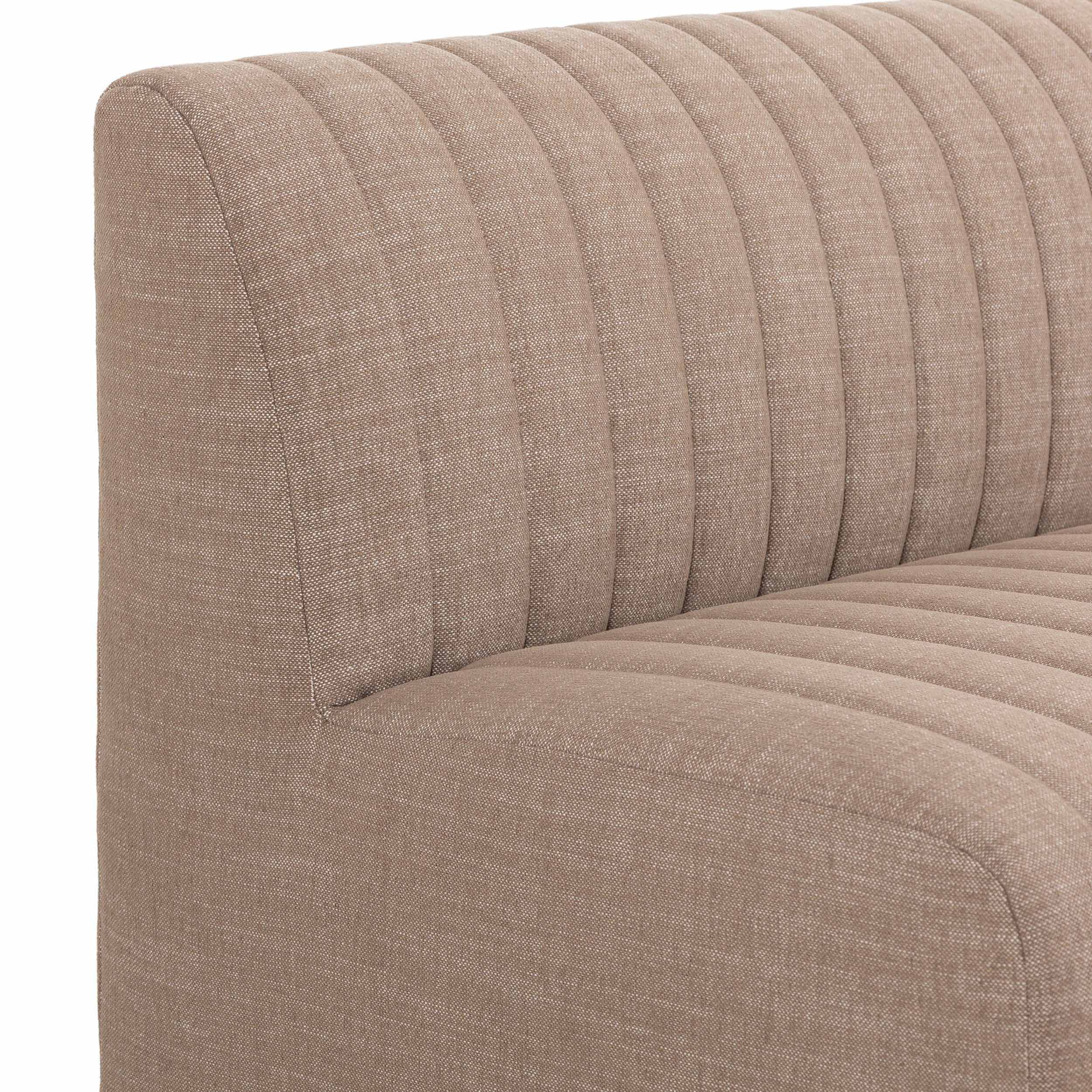 Build Your Own: Augustine Dining Banquette, Crypton Nomad Taupe, 72" Bench